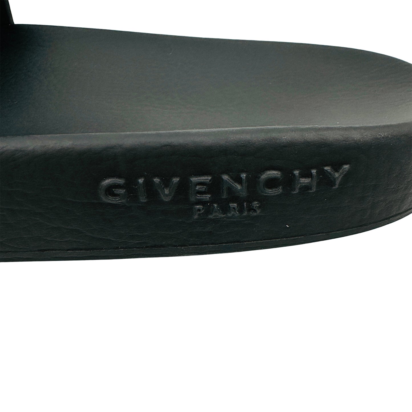 Givenchy Men's Black Monogram Slides (Size 42)