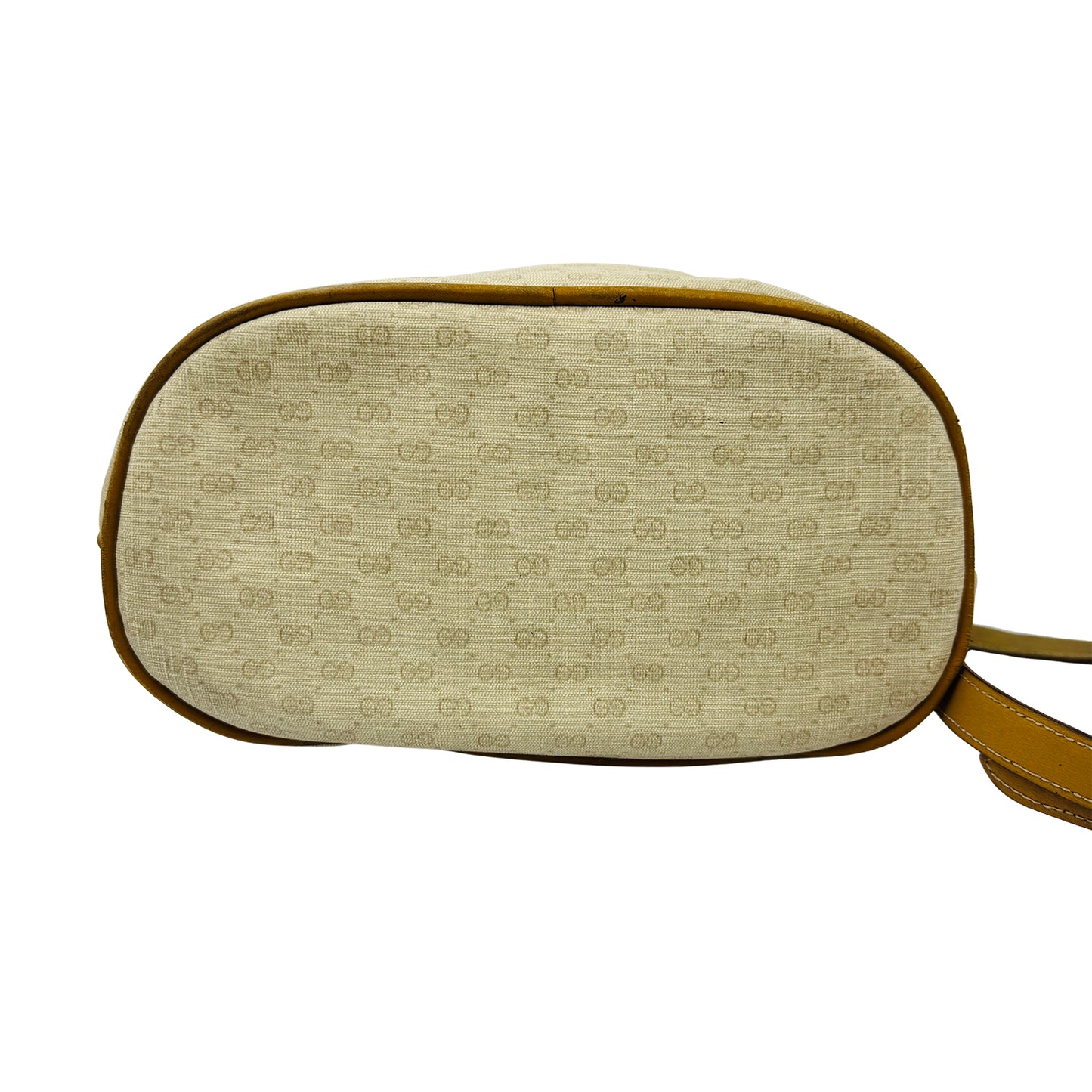 Gucci Beige Coated Canvas Bucket Bag