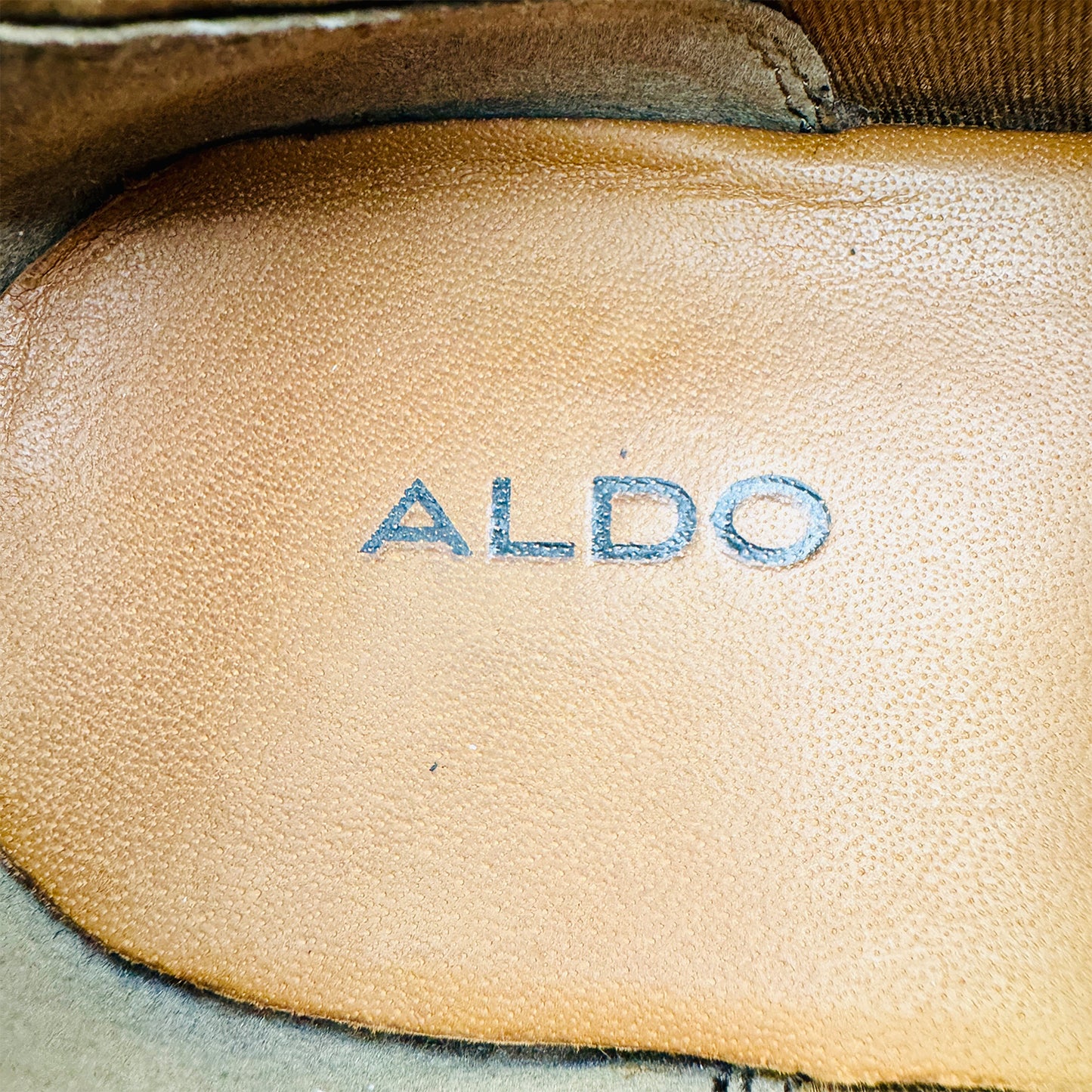 Aldo Men's Brown Leather Loafers (Size 42/42.5)
