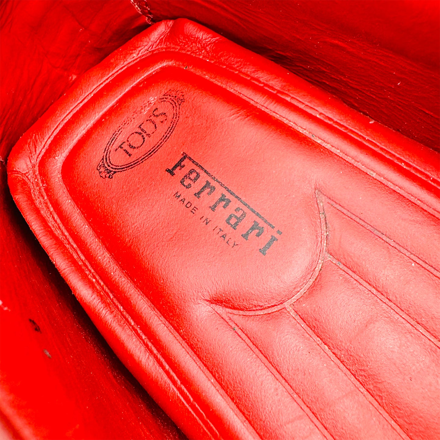 Tod's Ferrari X Gommino Red Shoes (Size 43/43.5)