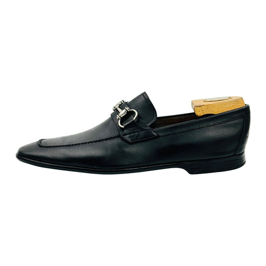 Magnanni Rafa II Black Leather Loafers (Size 42.5) - 18456