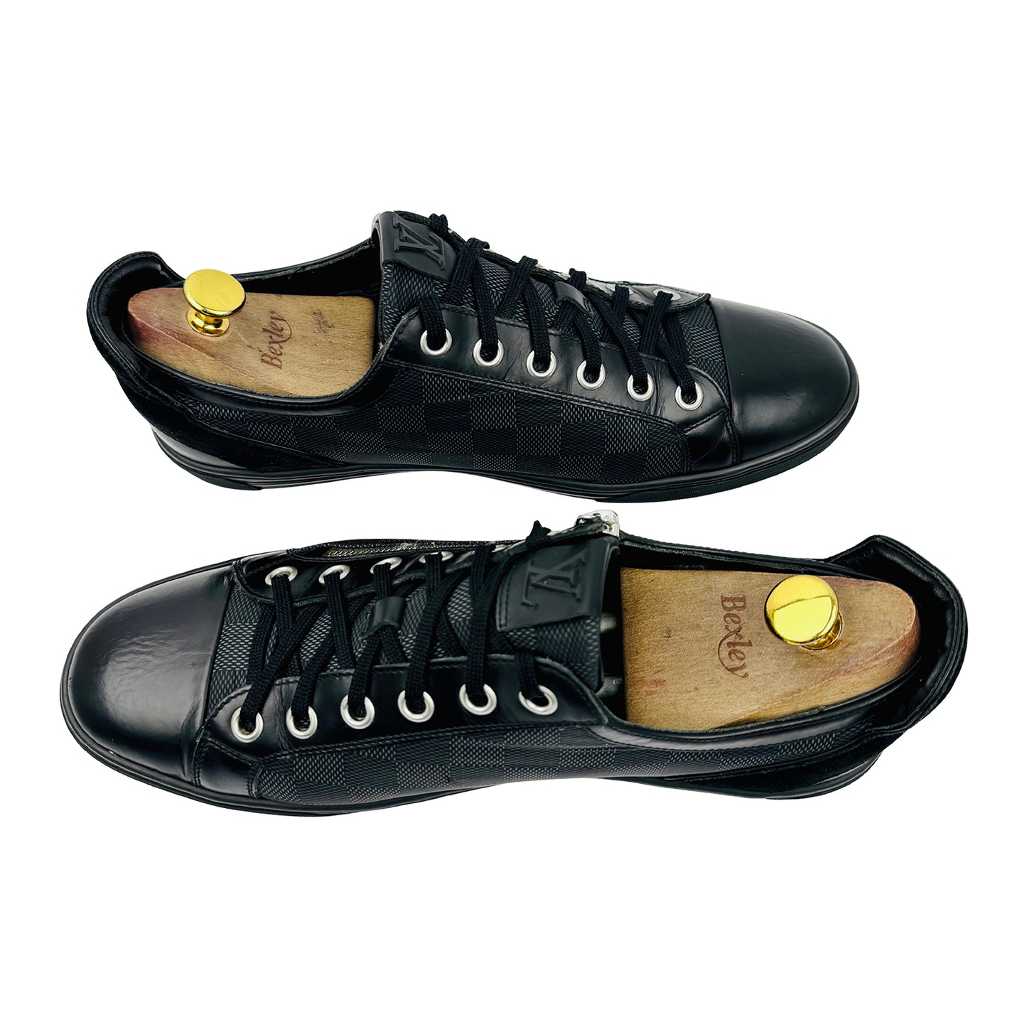 Louis Vuitton Men's Damier Graphite Sneakers (Size 43.5/44)