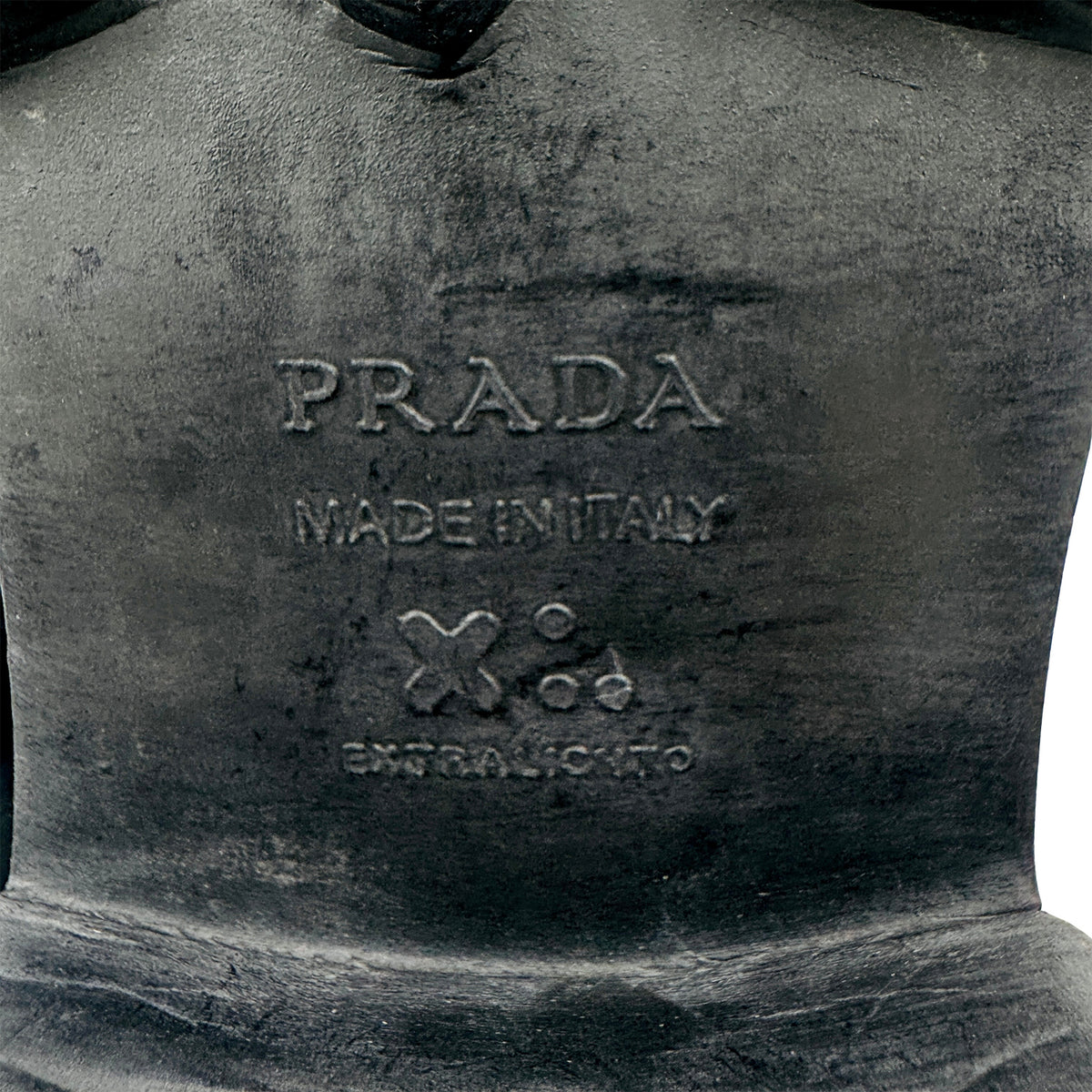 Prada Monolith Brushed Leather Loafers (Size 37/37.5) - 2DE129_B4L_F0002_F_G000