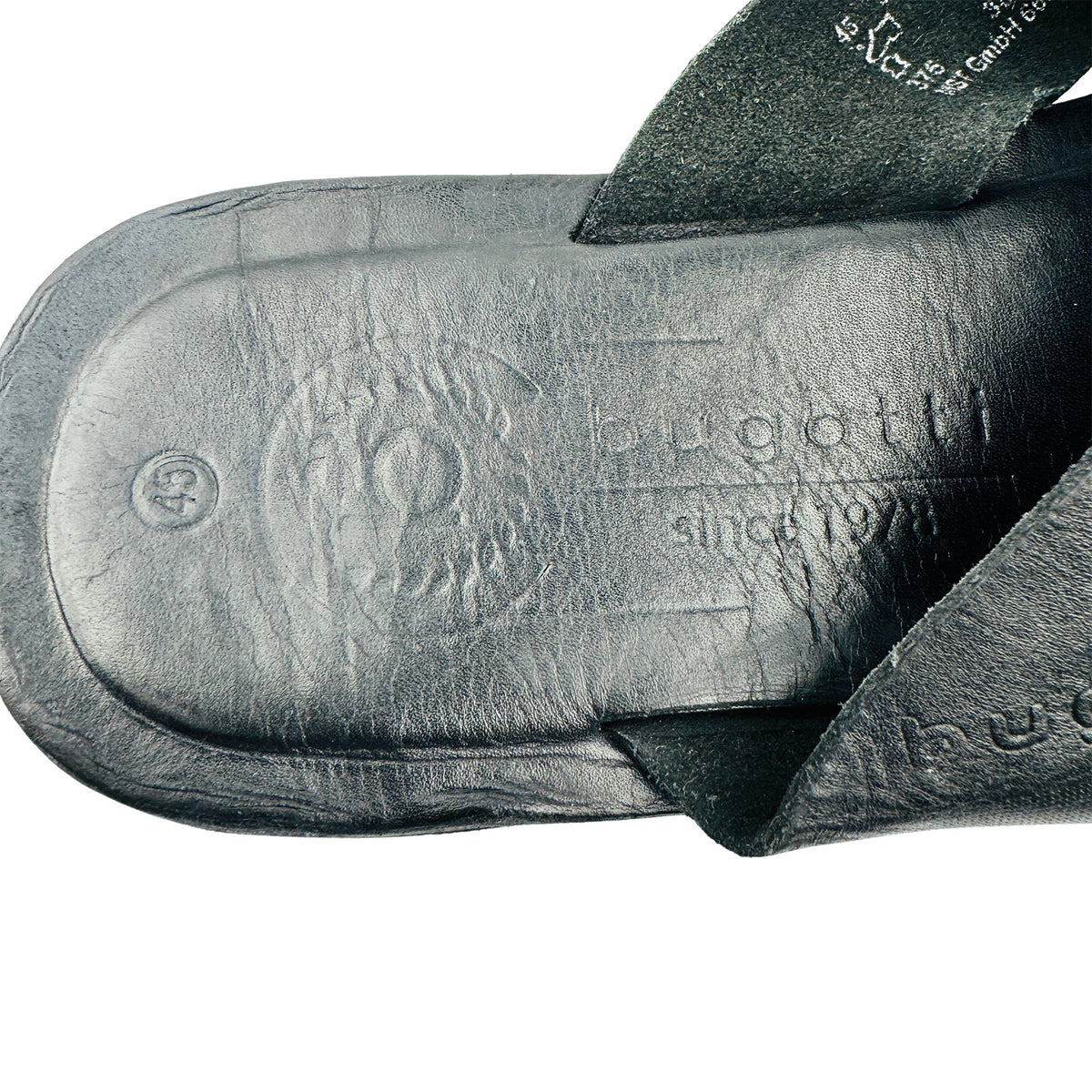 Bugatti Men's Dario Black Slides (Size 44/45) - 311-A3282-3500-1000
