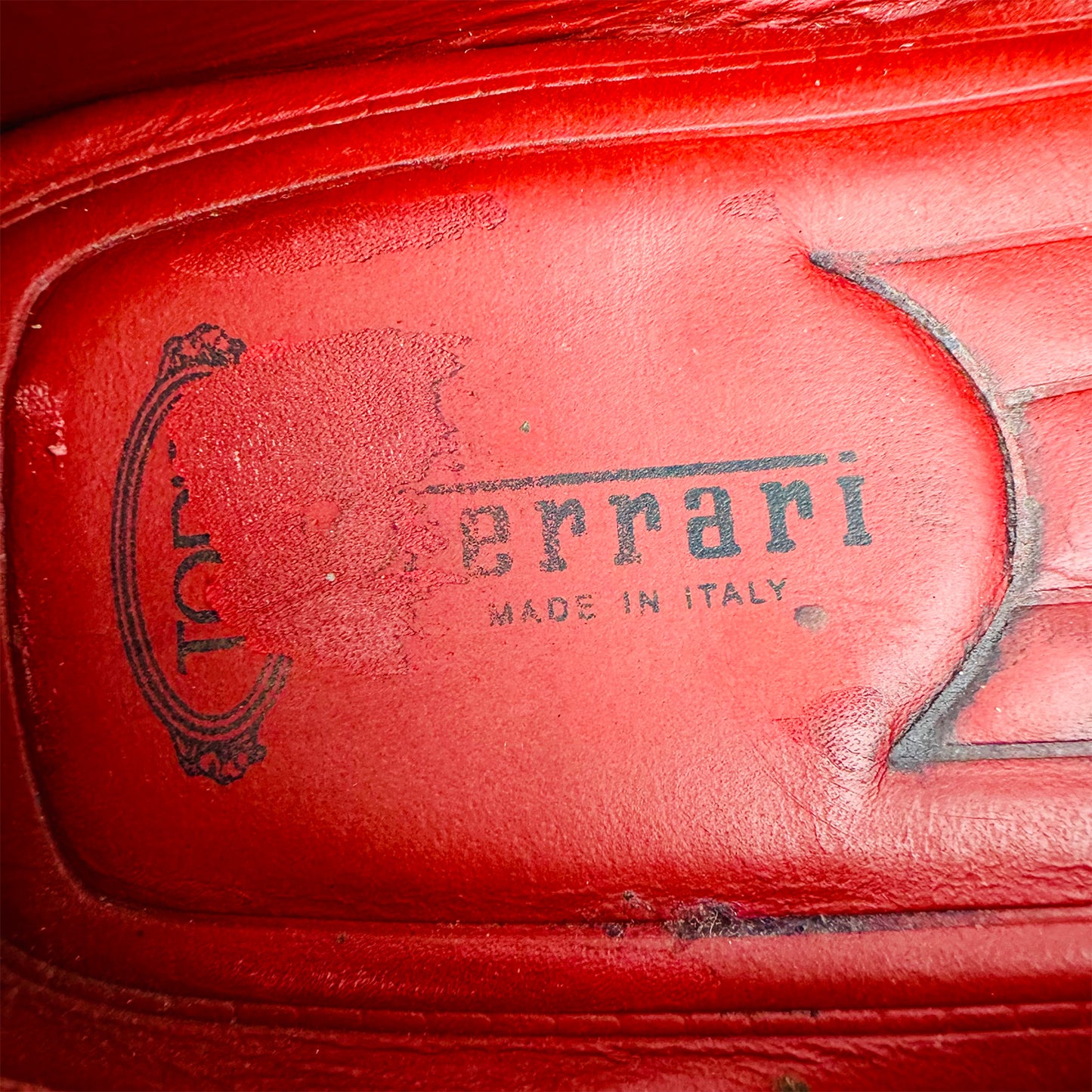 Tod's For Ferrari Brown Gommino Driving Loafers (Size 43)