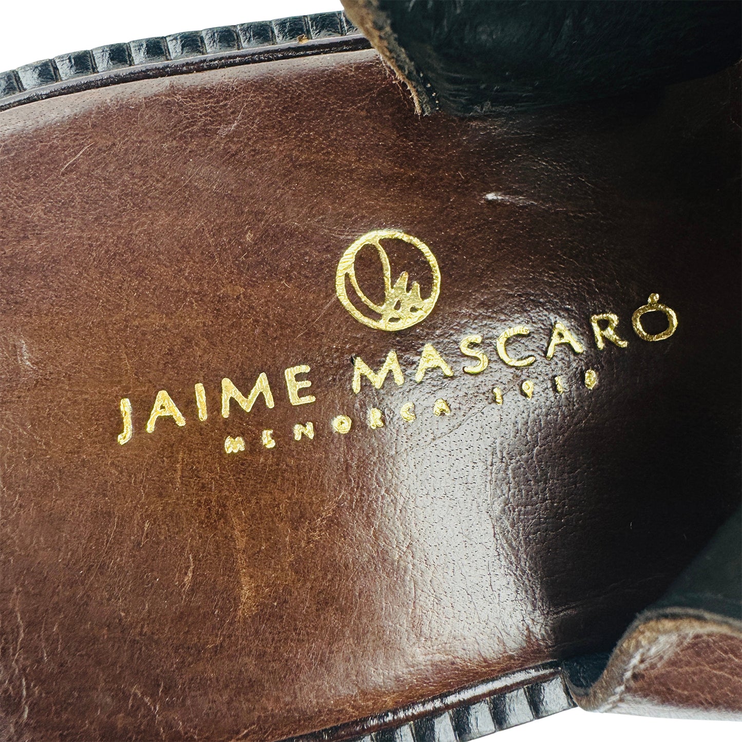 Jaime Mascaró Men's Brown Leather Sandals (Size 45)