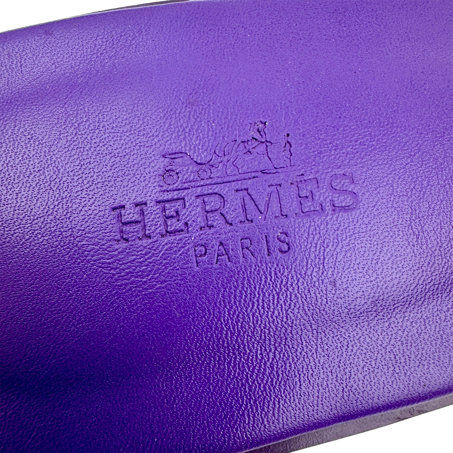 Hermès Women's Oran Purple Sandal Slippers (Size 39)