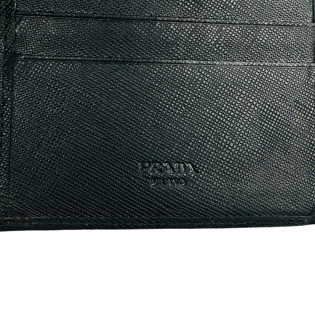 Prada Saffiano Leather Money Clip Wallet - 2MN077
