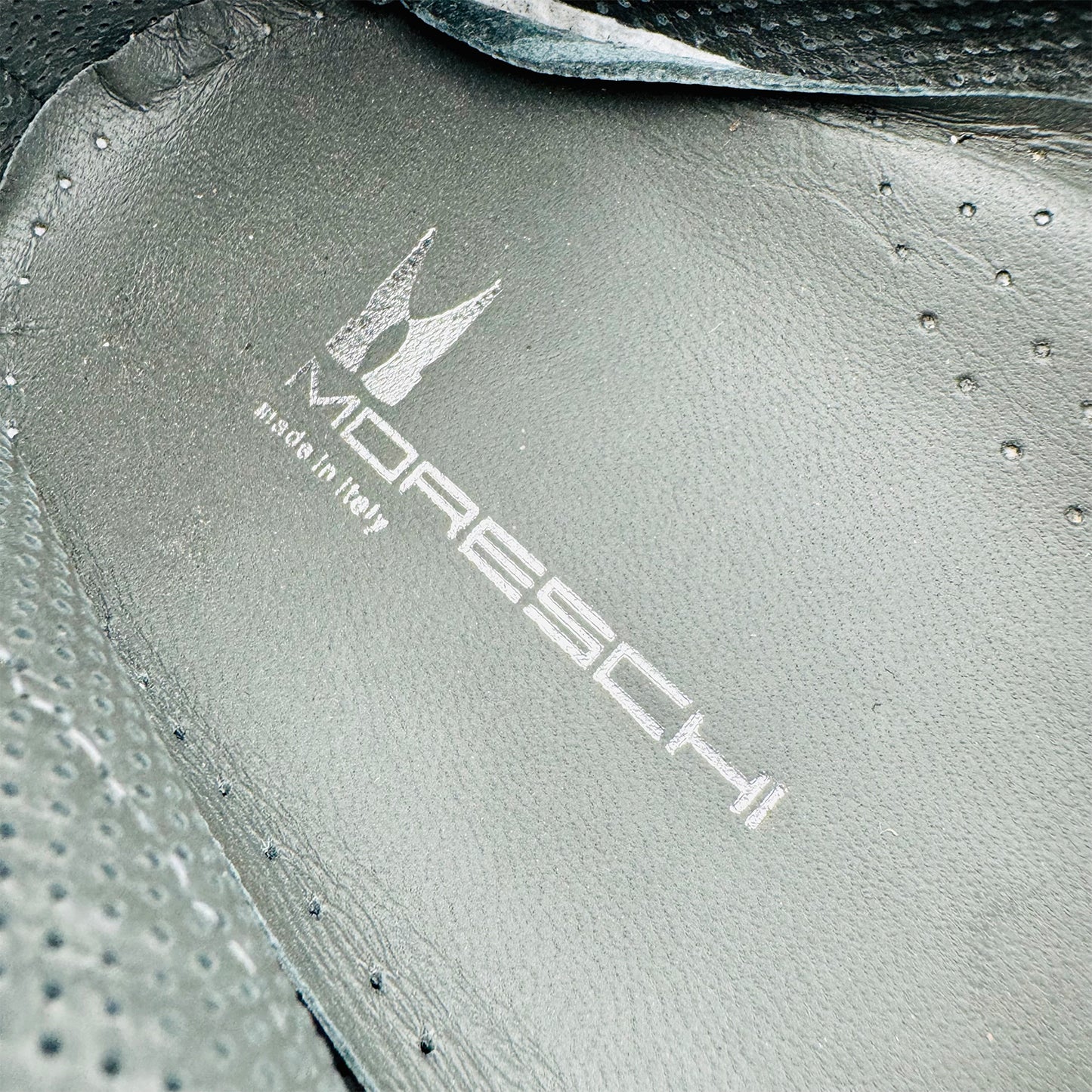 Moreschi Men's Black Croc Embossed Loafer (Size 45)