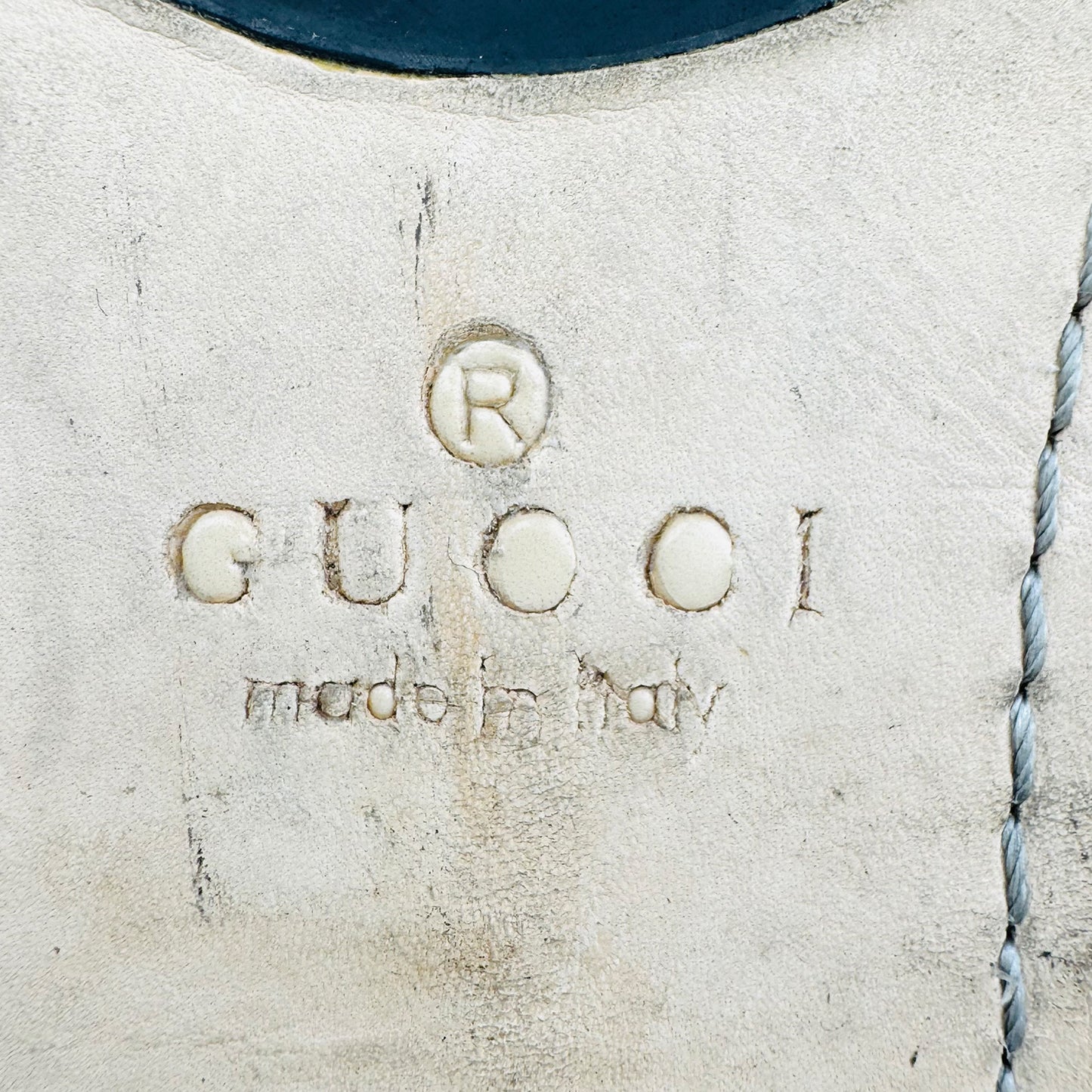 Gucci Men's GG Embossed Leather Loafers (Size 43/43.5)