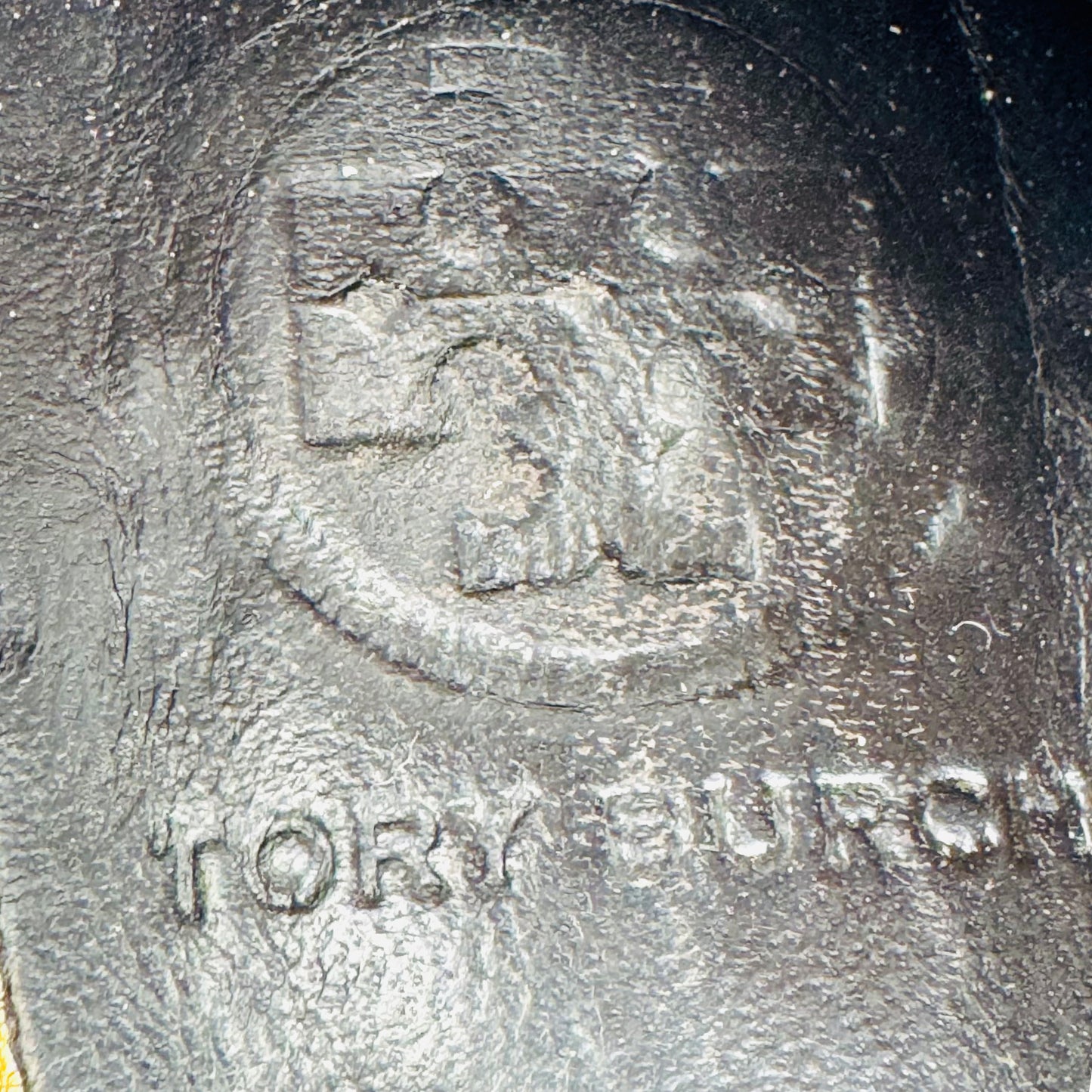 Tory Burch Minnie Travel 'Metallic Gold' Ballet Flats (Size 37.5/38)