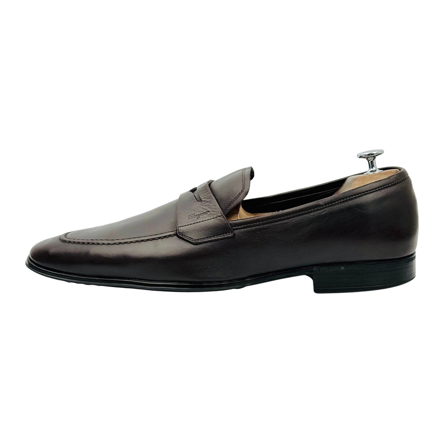 Salvatore Ferragamo Rain Lux Leather Loafers (Size 45/45.5)