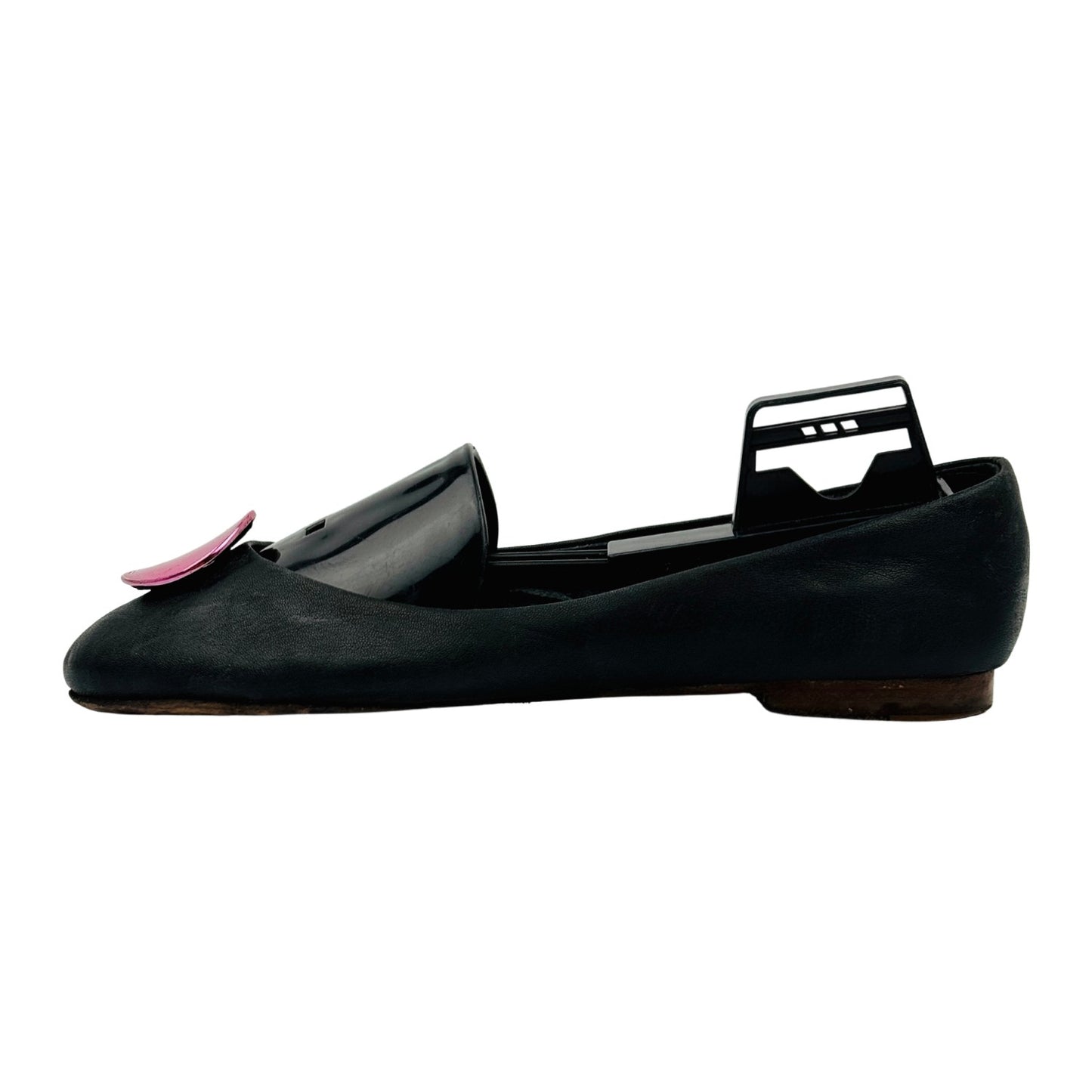 Christian Dior Black Italian Ballet Flats (Size 38)