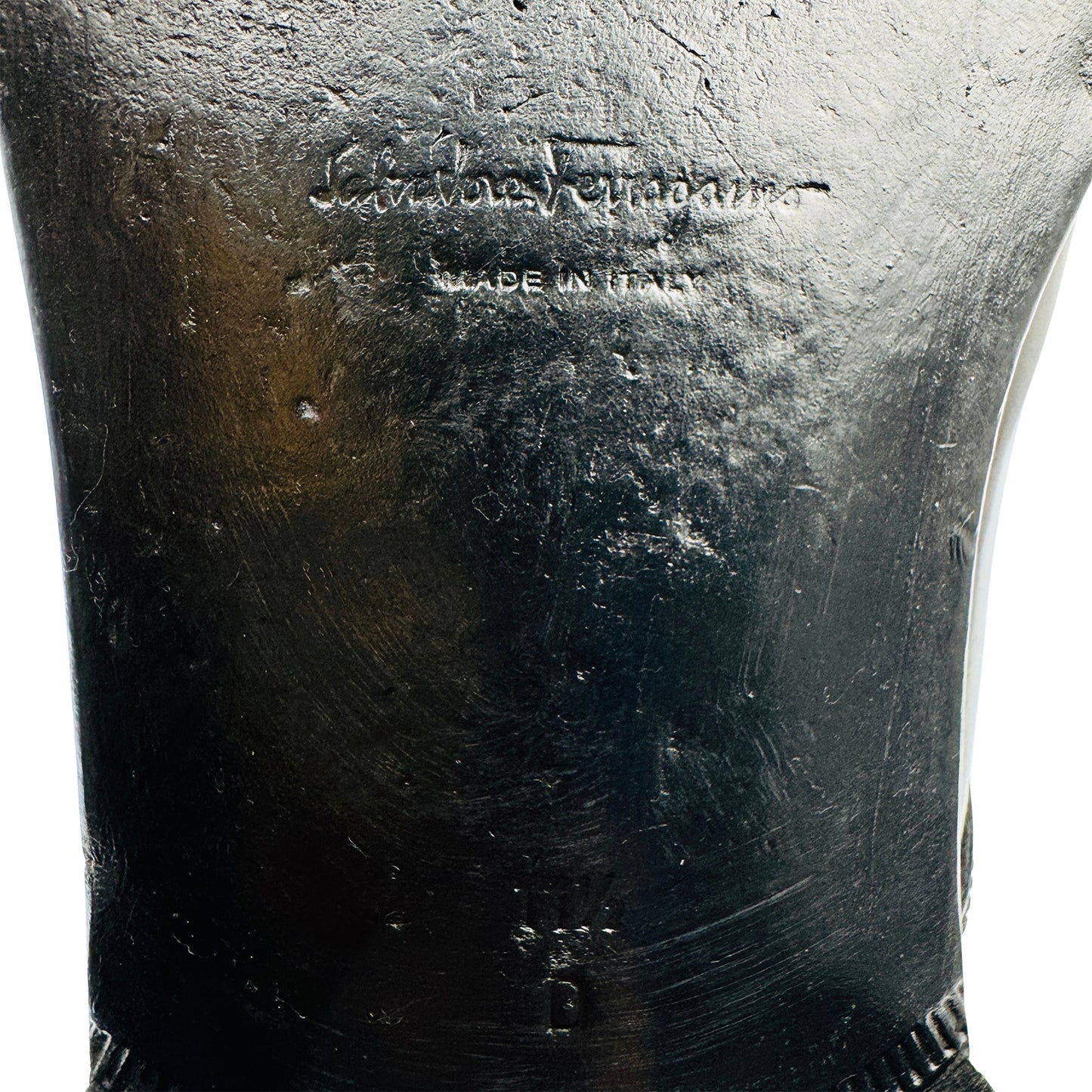 Salvatore Ferragamo Black Derby Shoes (Size 45/45.5)
