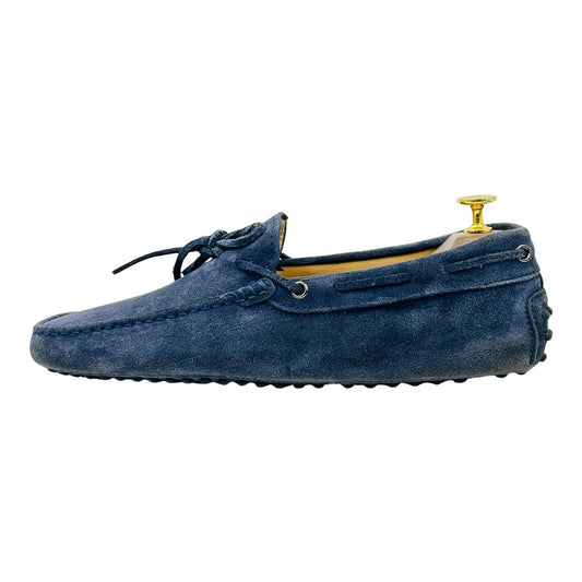 Tod's Men's Blue Suede Gommino Loafers (Size 42)