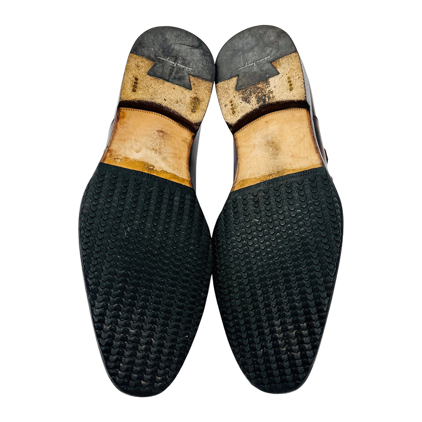 Salvatore Ferragamo Marcelo Double Monk Brown Loafers (Size 40/40.5)