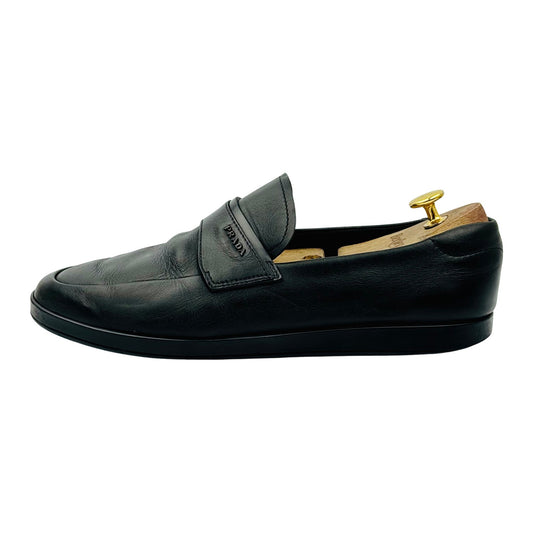 Prada Men's Black Calf Leather Loafer (Size 43)