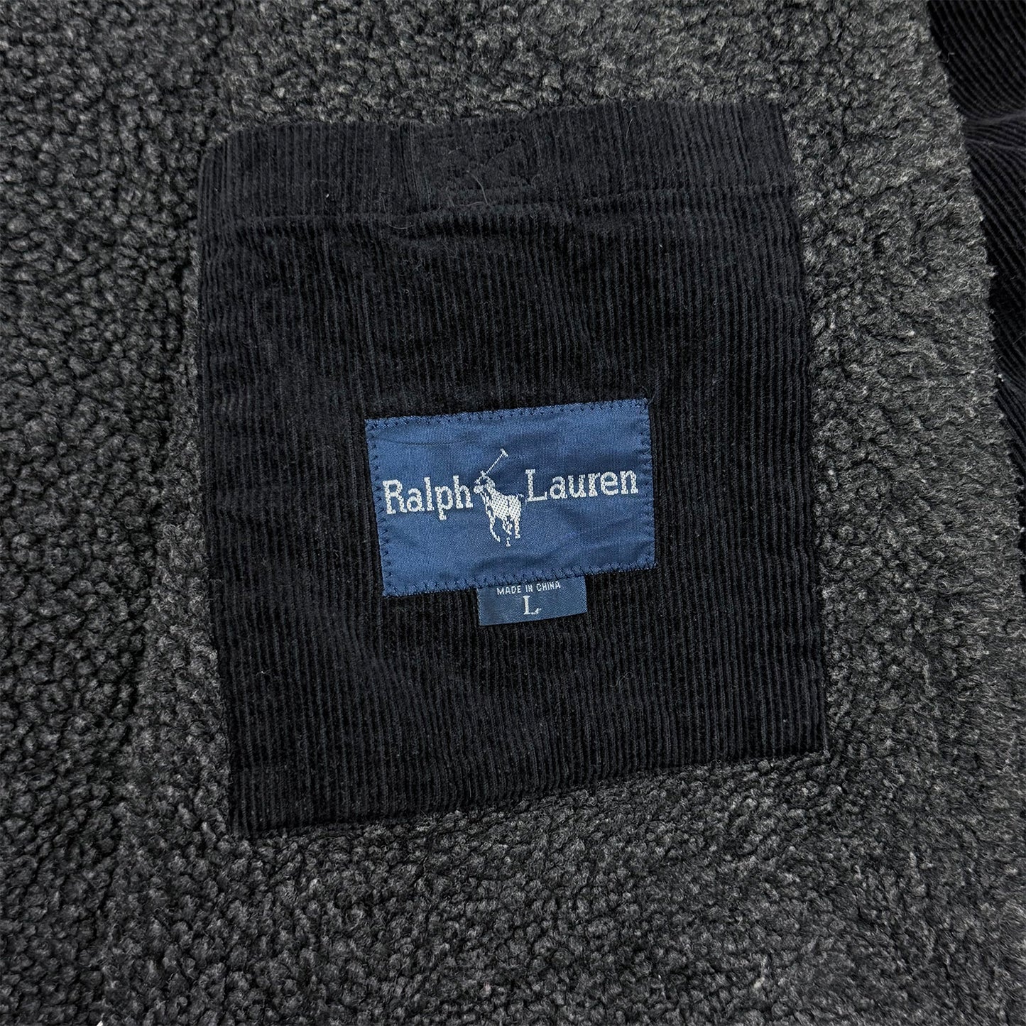 Polo Ralph Lauren Dark Navy Zip Jacket (Size Large)