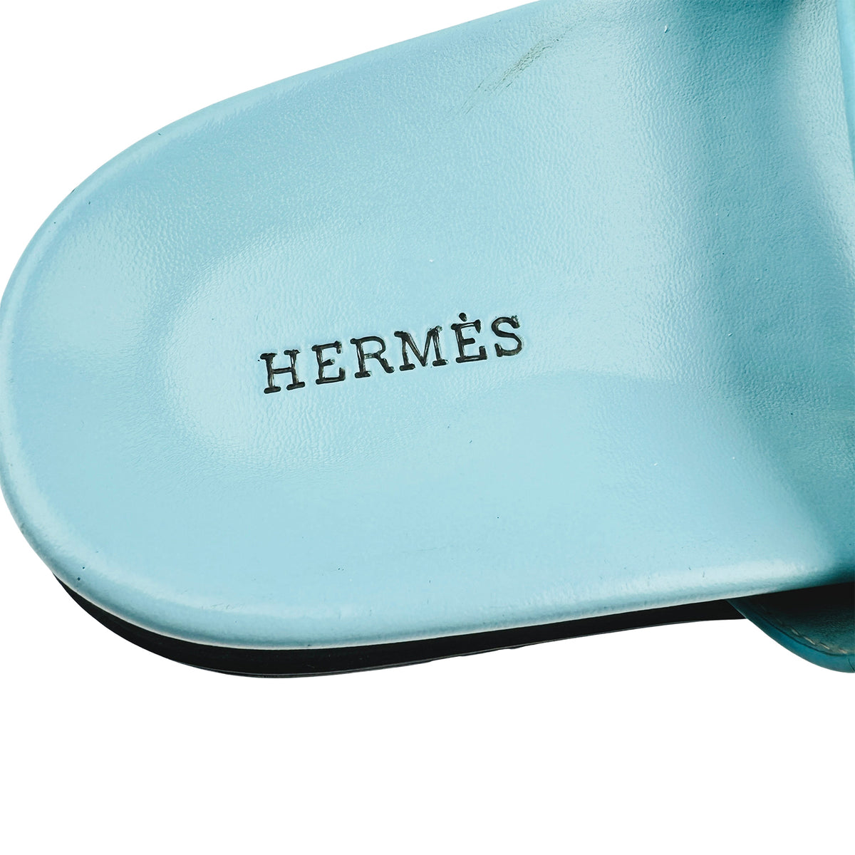 Hermes Chypre Celestial Blue Slides (Size 40) - H221830Z