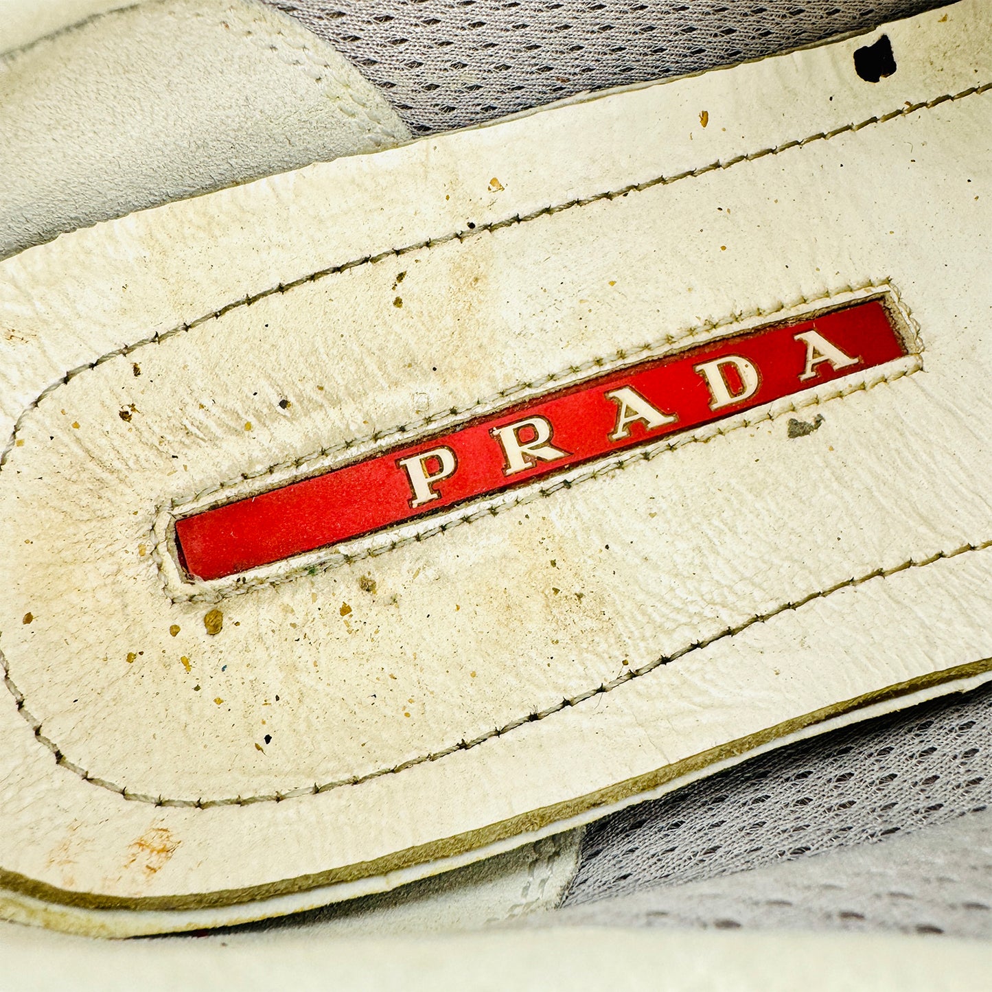 Prada America's Cup Red Line Sneakers (Size 43/43.5)
