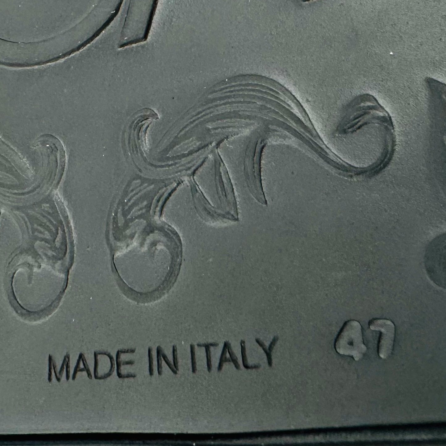 Dolce & Gabbana Men's Black Logo Slides (Size 47)