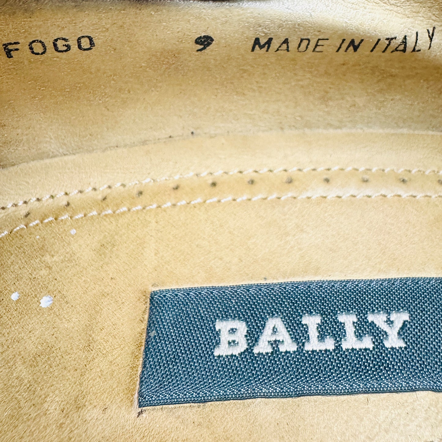 Bally Men's Black Leather Loafers (Size 42.5)