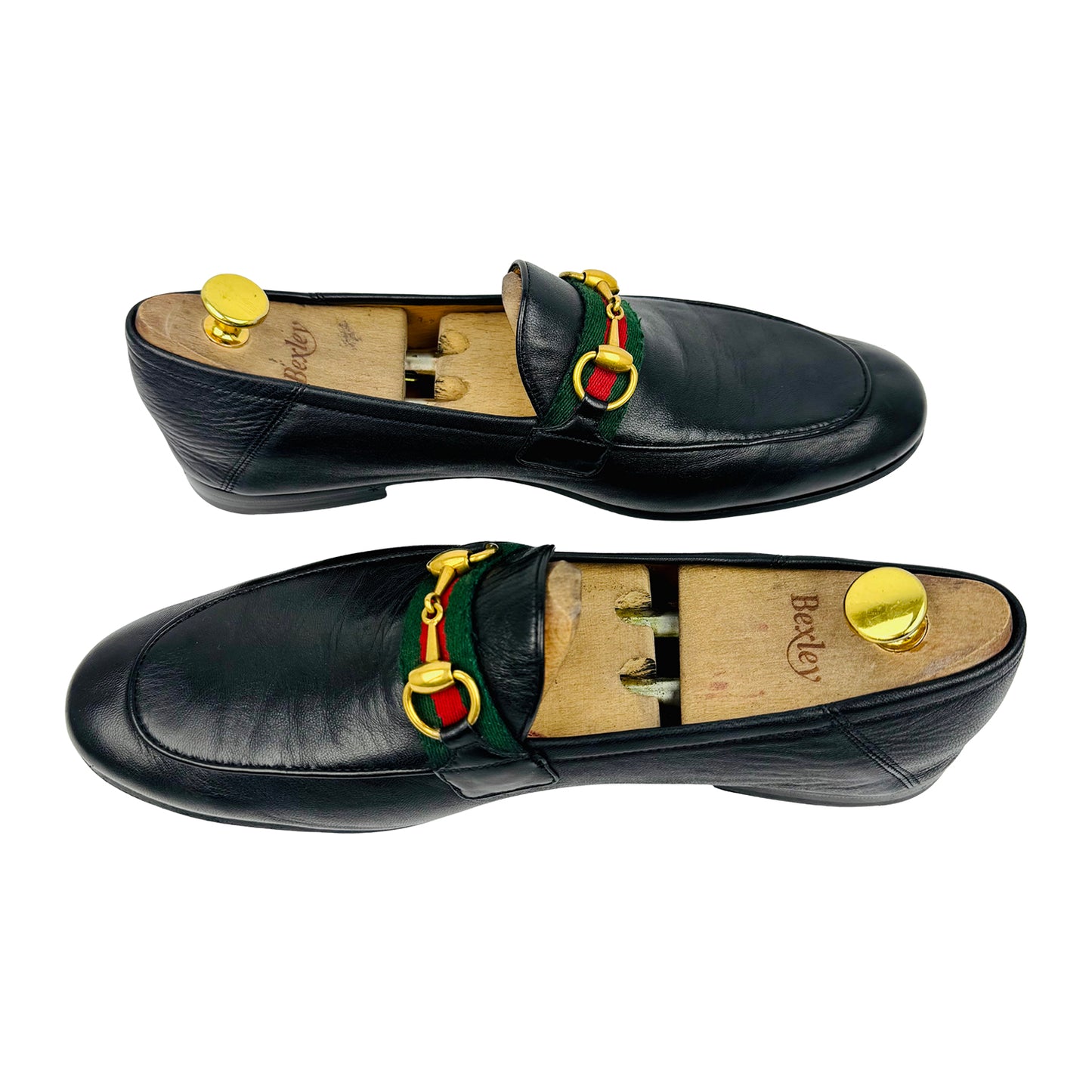 Gucci Men's Jordaan Black Leather Loafers (Size 42.5)
