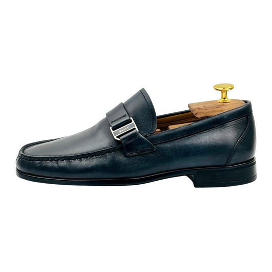 Bally Tedor Black Leather Loafers (Size 39/39.5)