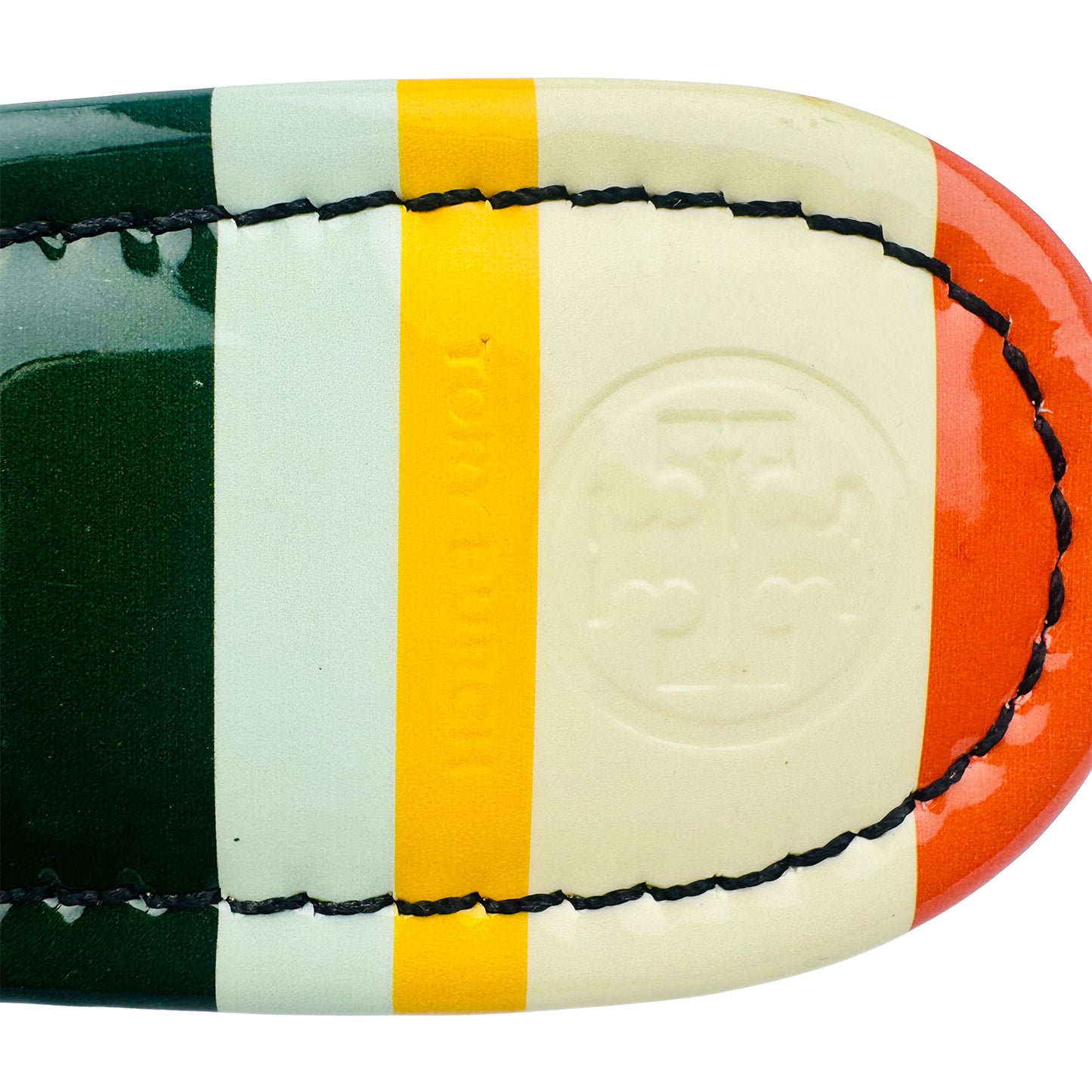 Tory Burch Miller Patent Leather Sandal Slippers (Size 41)