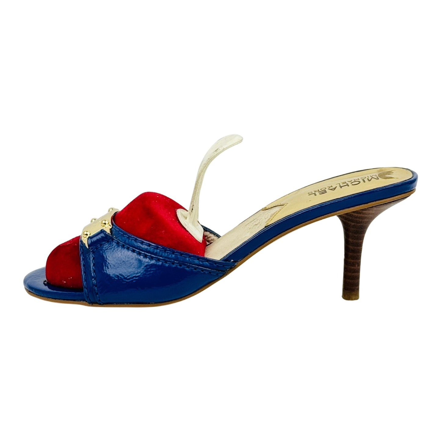 Michael Kors Women's 'Royal Blue' Kitten Pumps (Size 38.5)