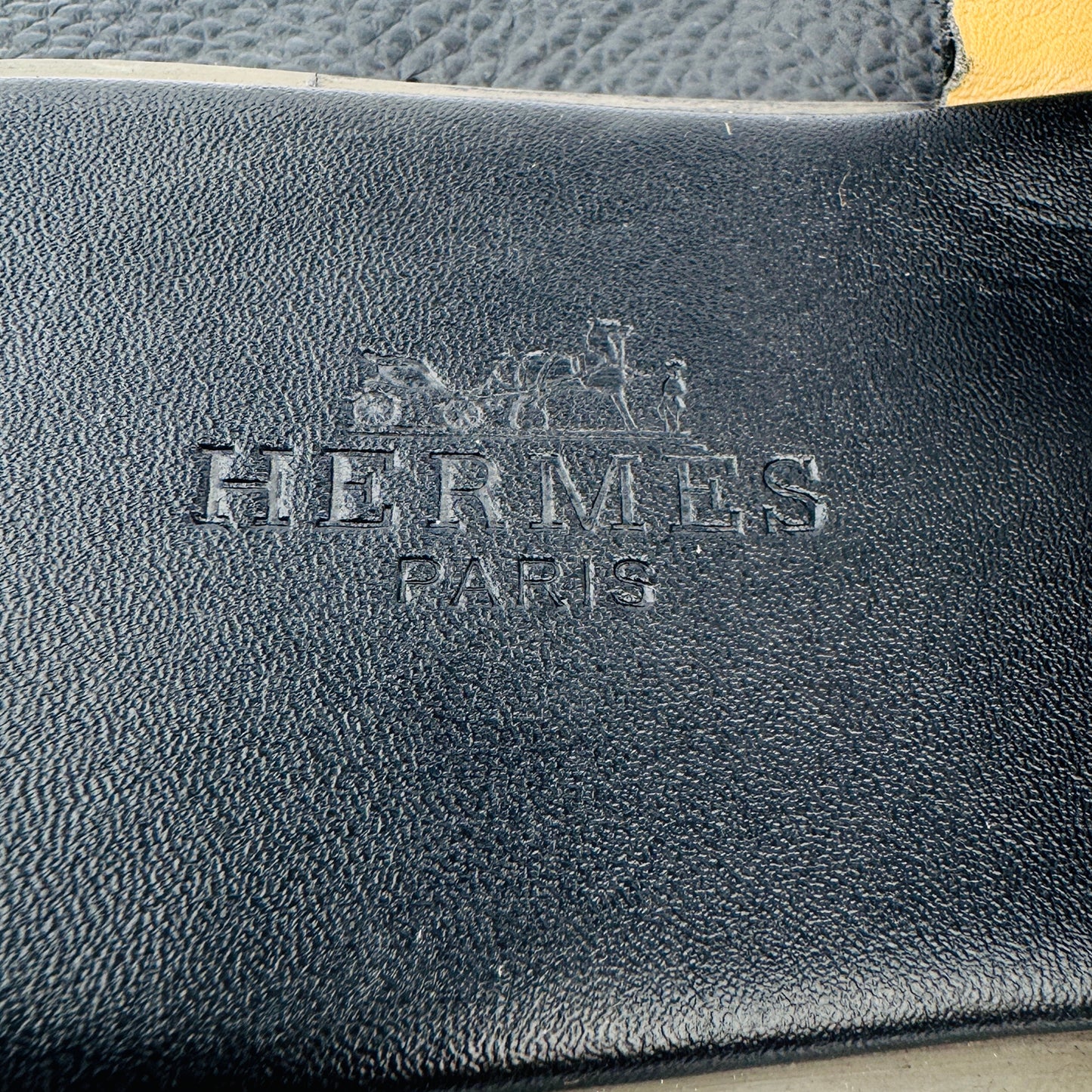 Hermes Izmir Black Sandal Slippers (Shoes 41/42)