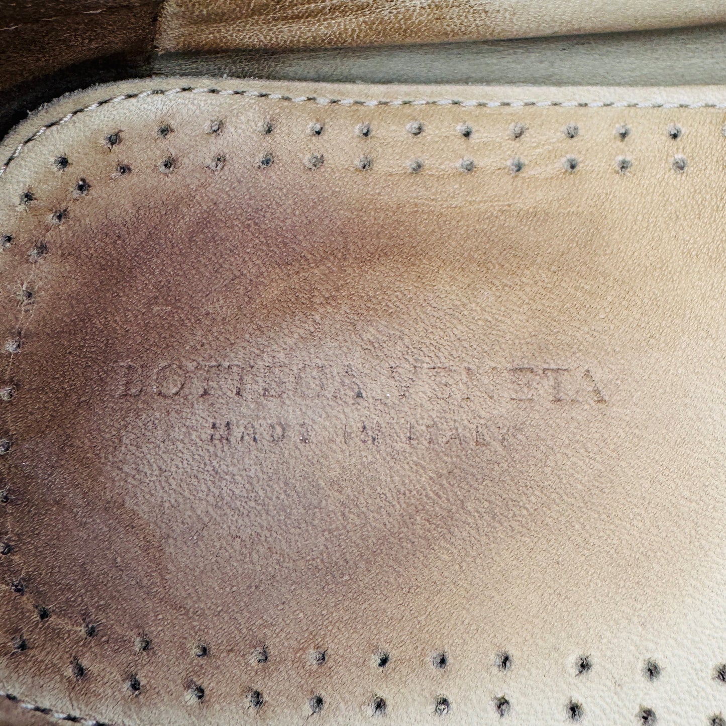 Bottega Veneta Men's Intrecciato Beige Suede Loafers (Size 42)