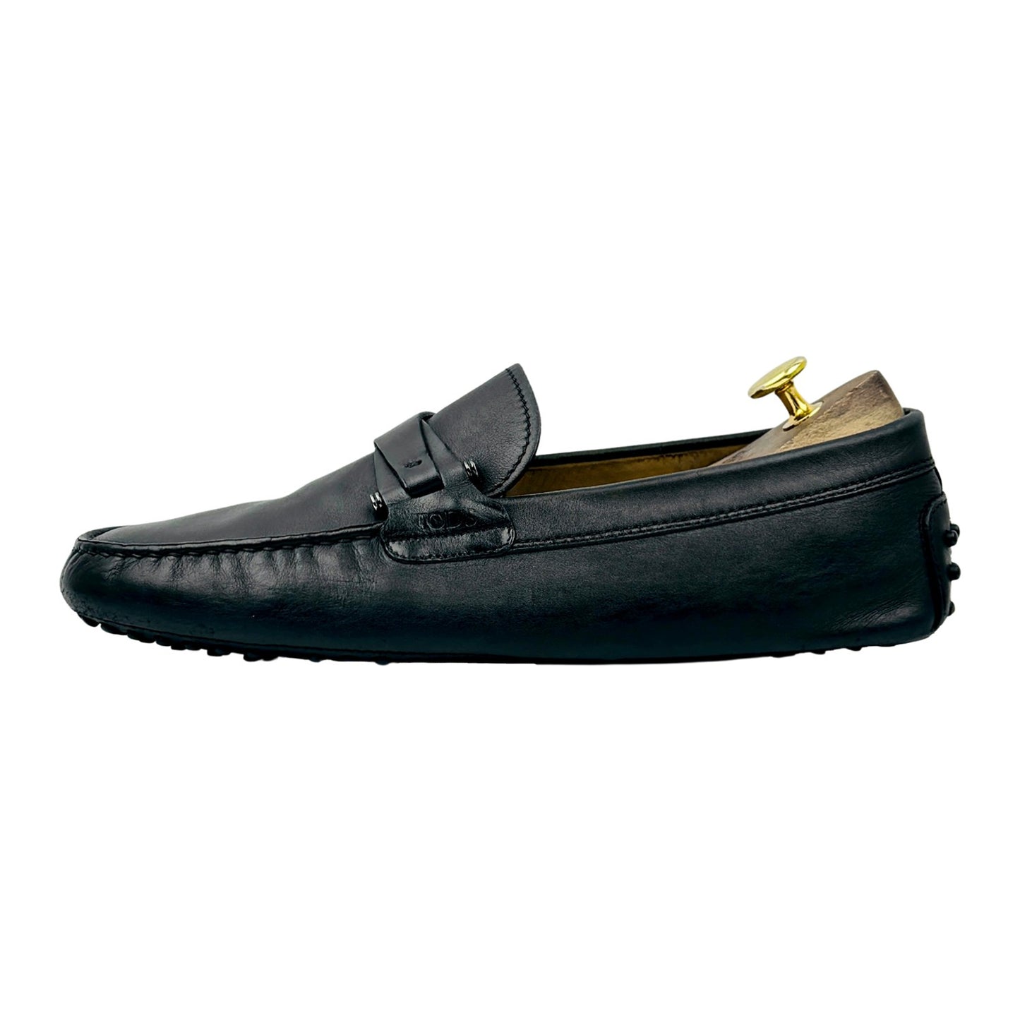 Tod's Black Leather Driving Loafers (Size 42.5)