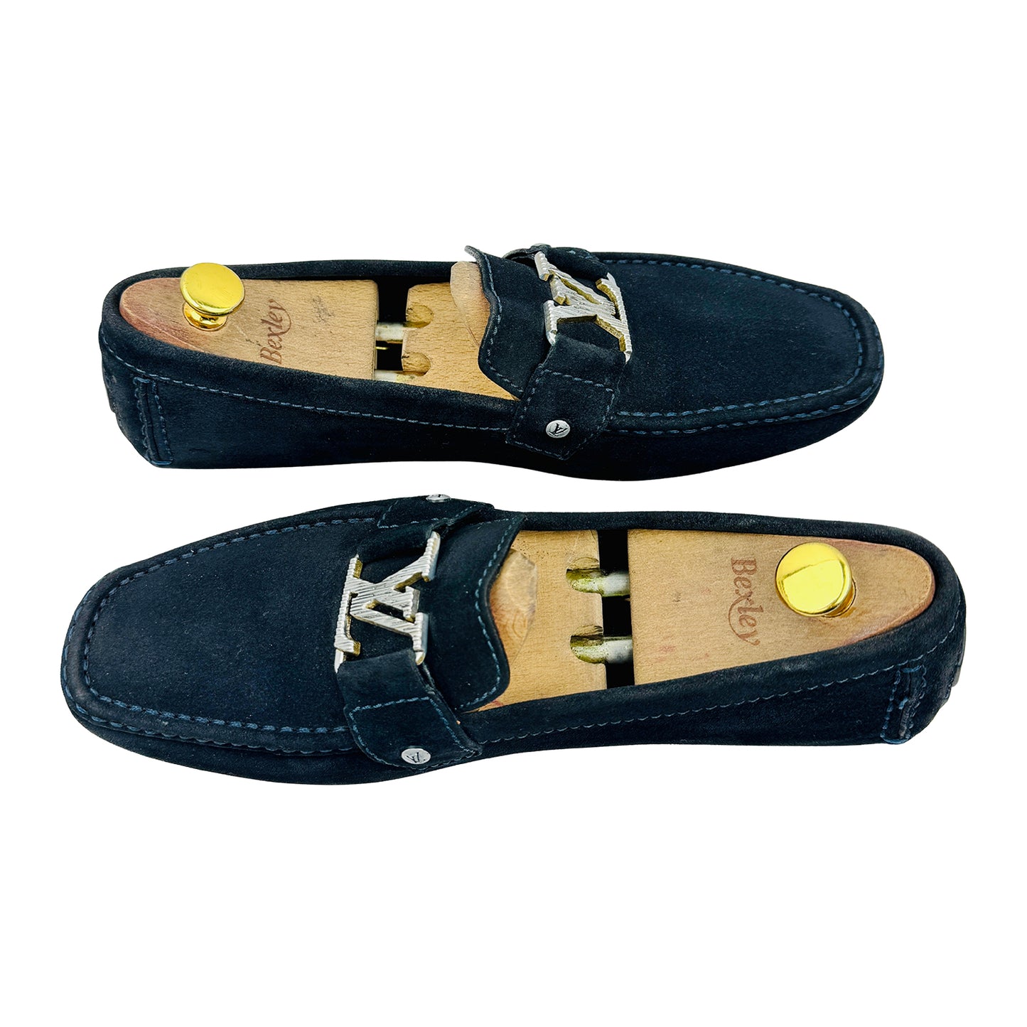 Louis Vuitton Monte Carlo Blue Loafers (Size 43.5) - FA 1006