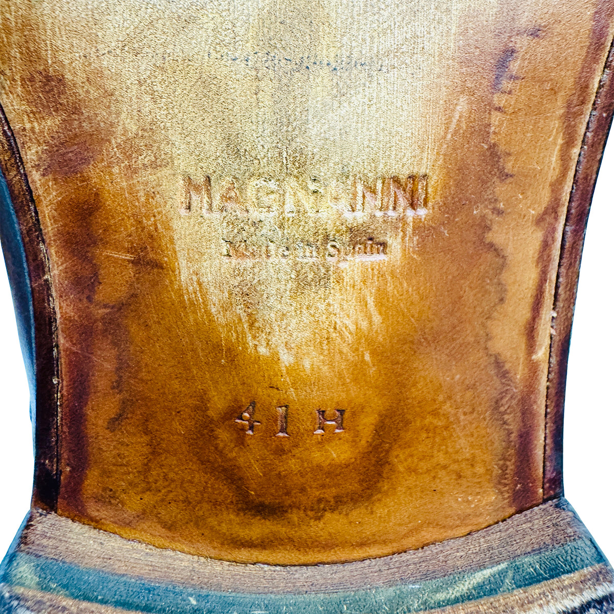 Magnanni Brown Leather Spanish Oxfords (Size 42)