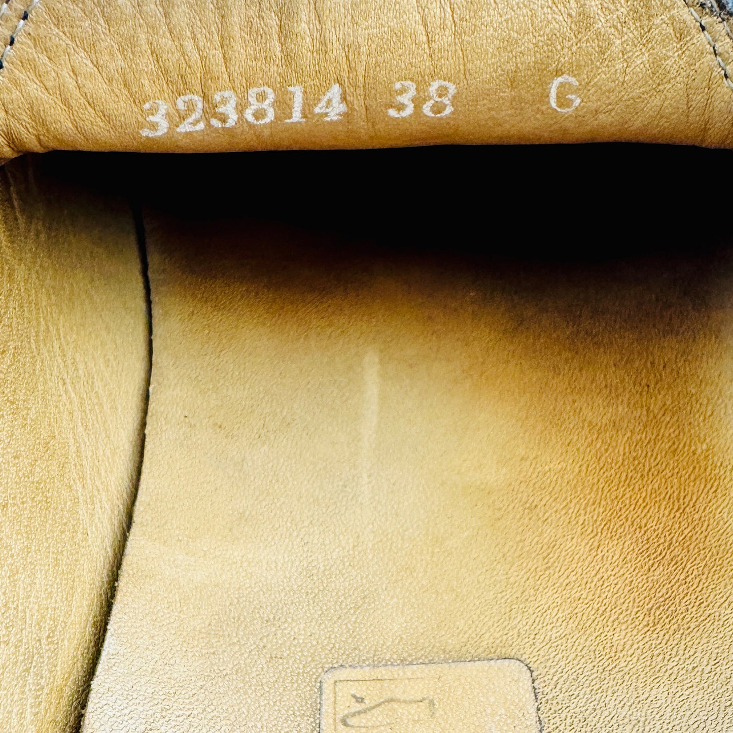 Gucci Black Guccissima Leather Driving Loafers (Size 38.5/39)