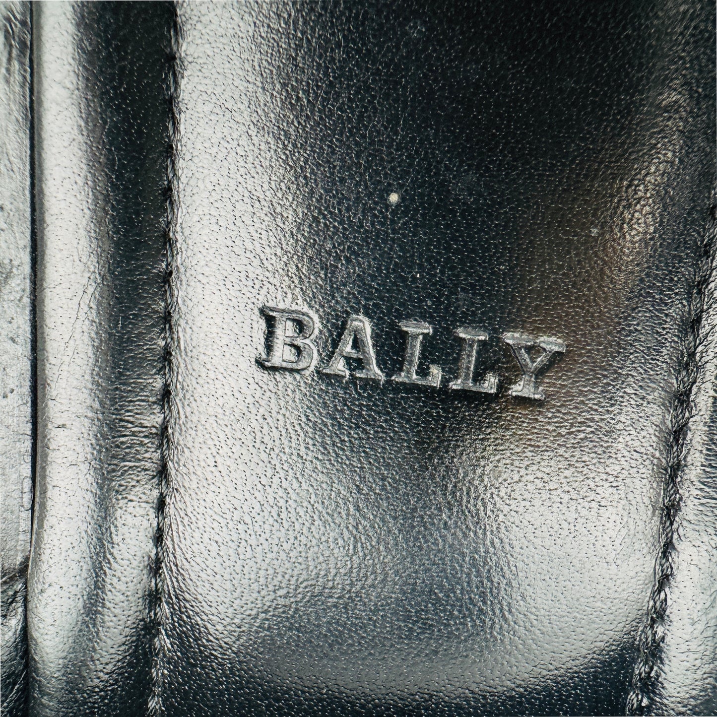 Bally Men's Black Leather Sandal Slides (Size 41/41.5)