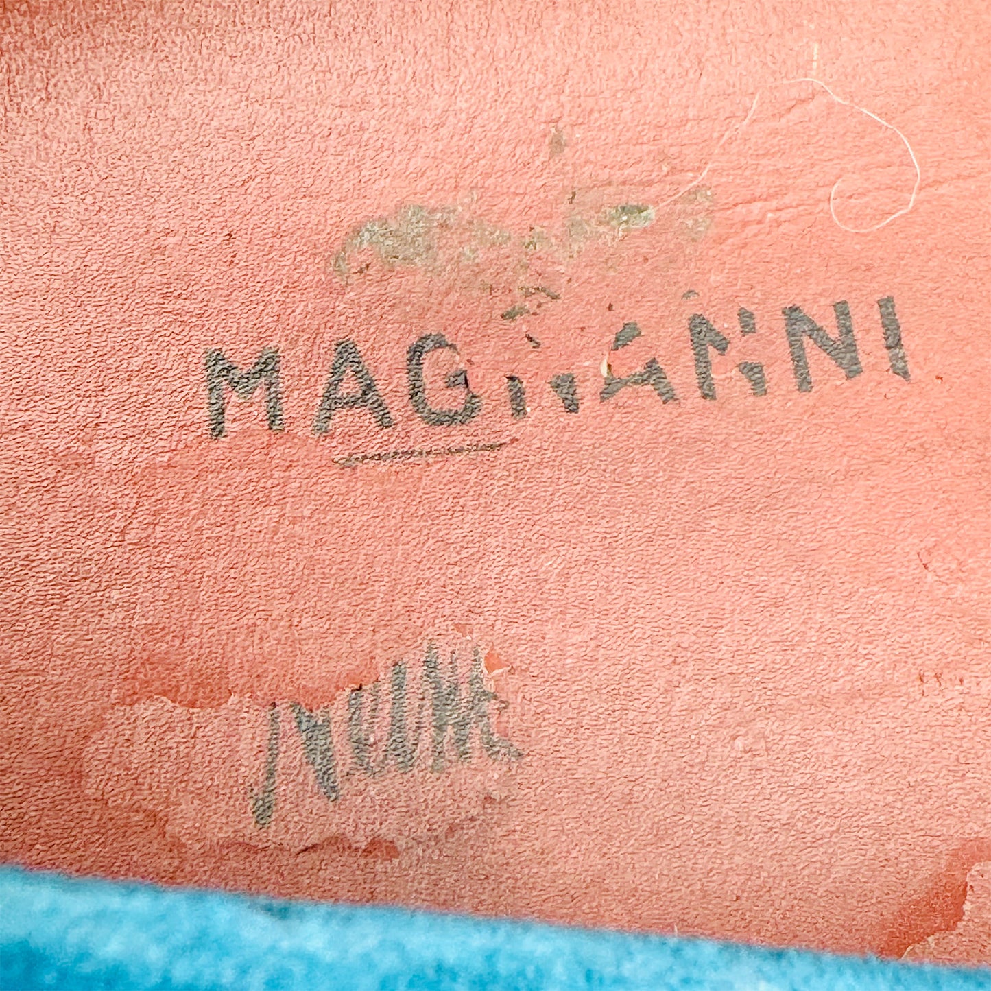 Magnanni Men's Blue Suede Leather Loafers (Size 42.5)