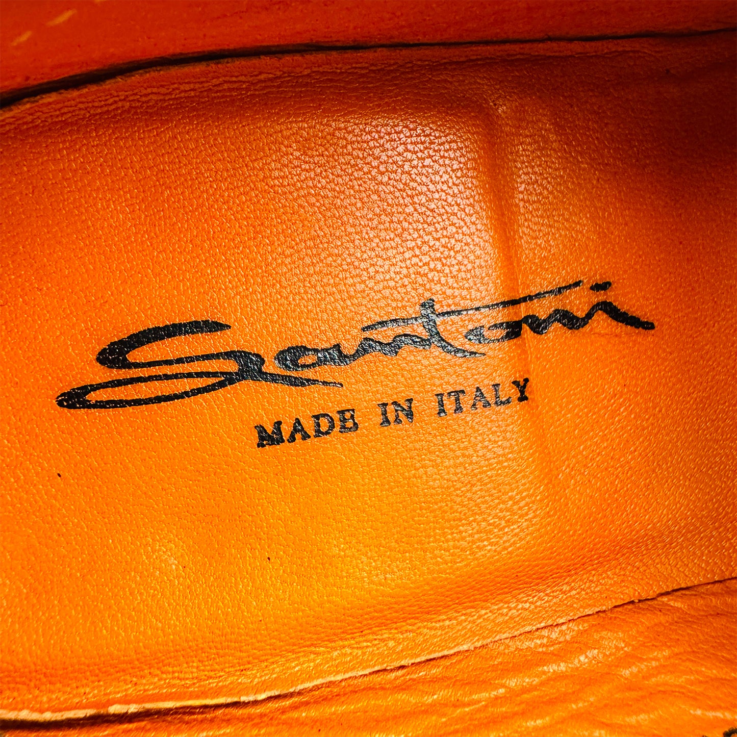 Santoni Brown Leather Penny Loafers (Size 43/43.5)
