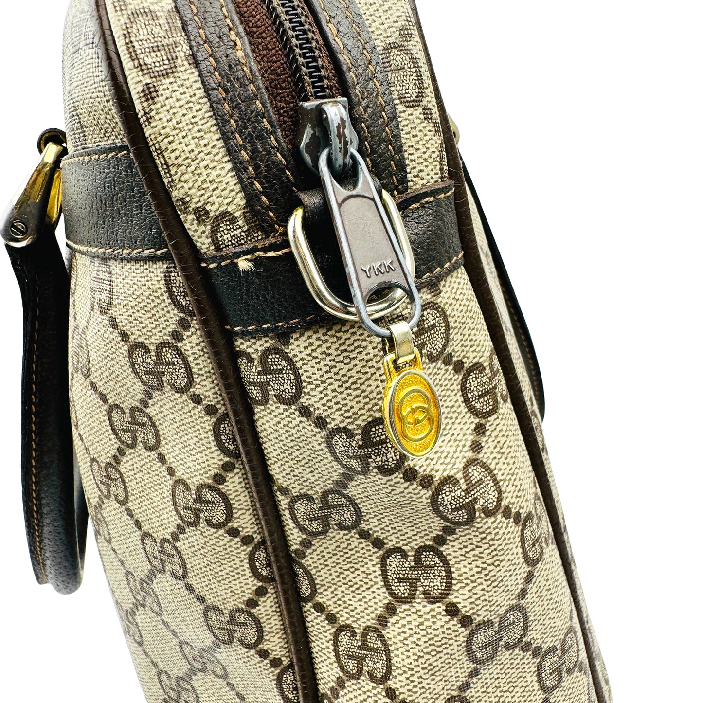 Gucci GG Supreme 'Sherry Line' Beige Canvas Bag