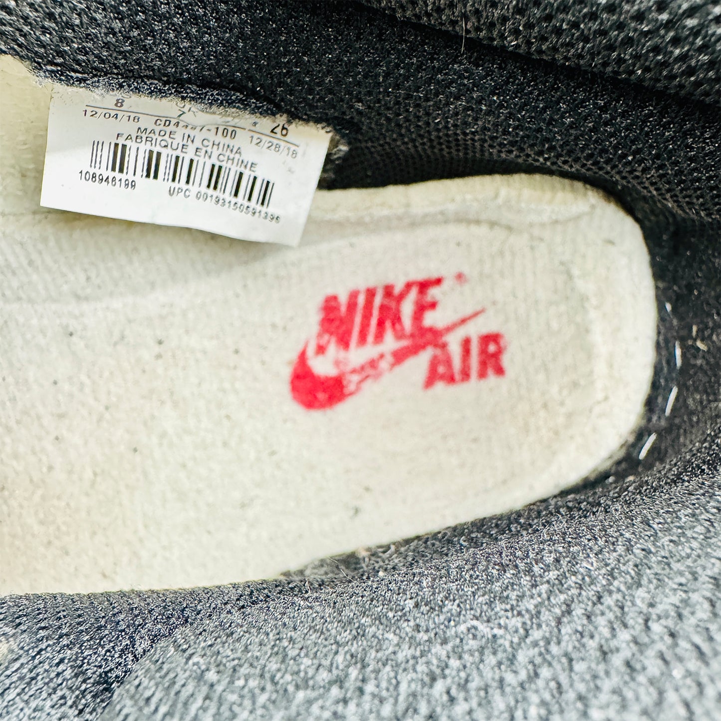 Nike Air Jordan 1 Retro High OG Travis Scott Sneakers (Size 41) - CD4487-100