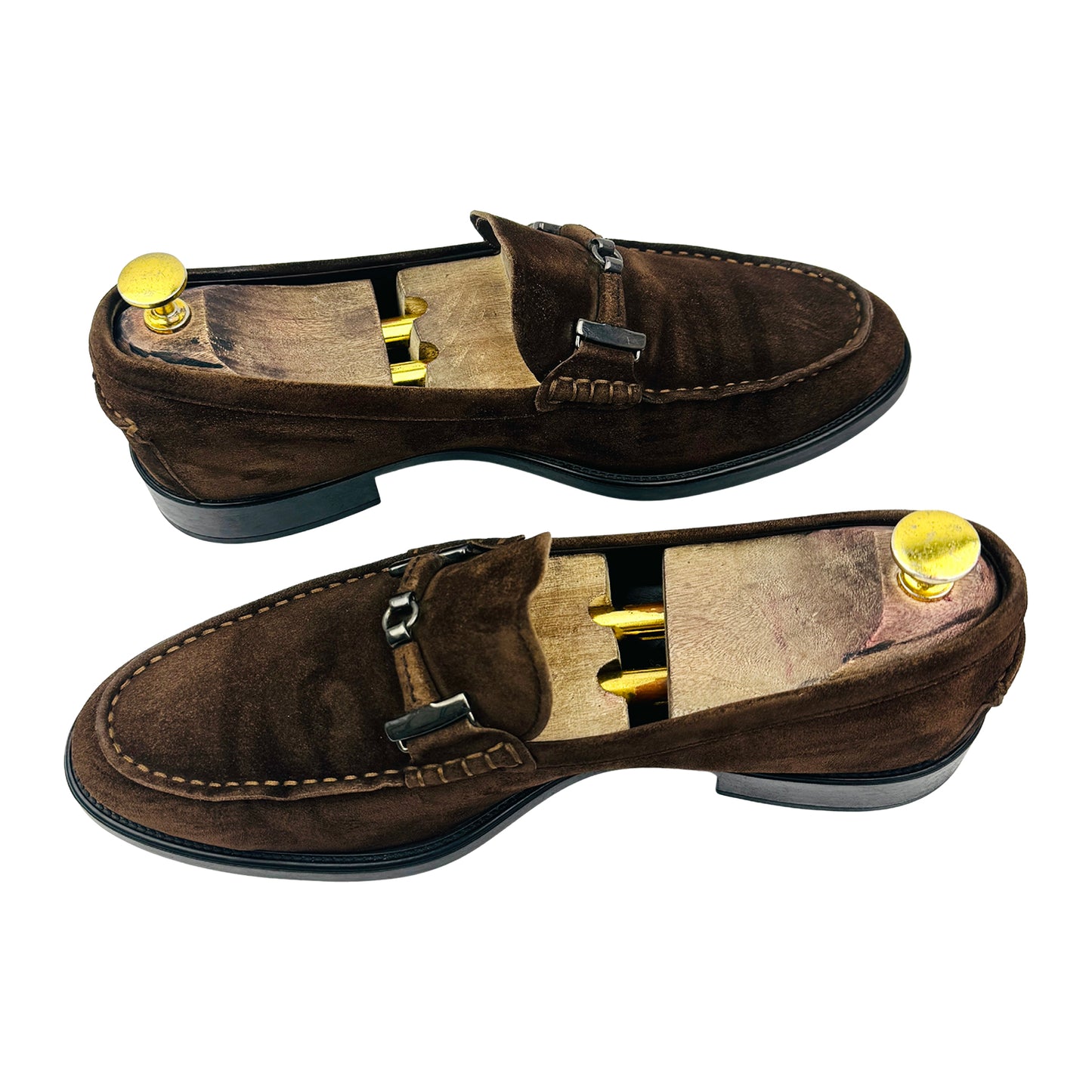 Tod's Men's Brown Suede Italian Loafers (Size 42.5)