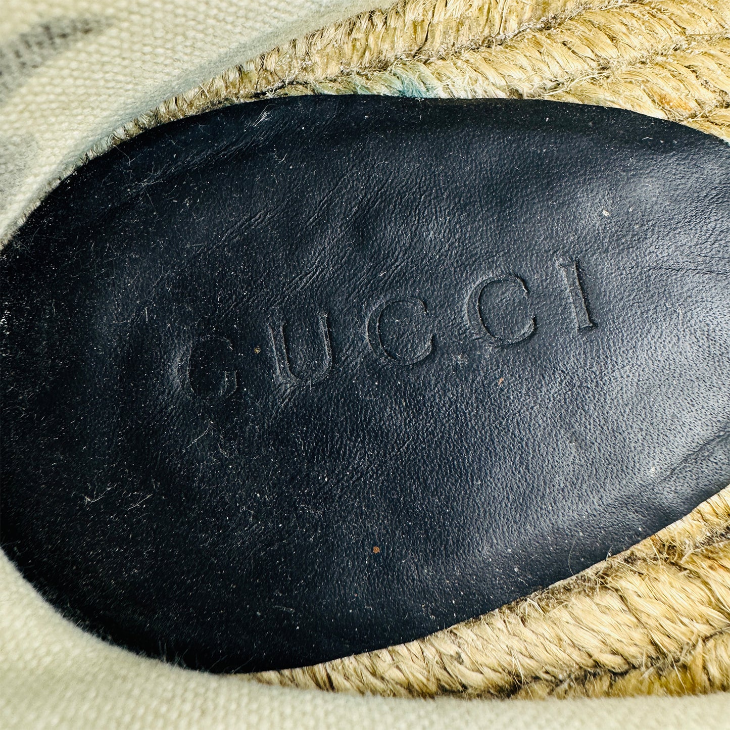 Gucci Alejandro Interlocking G Espadrille Shoes (Size 42)