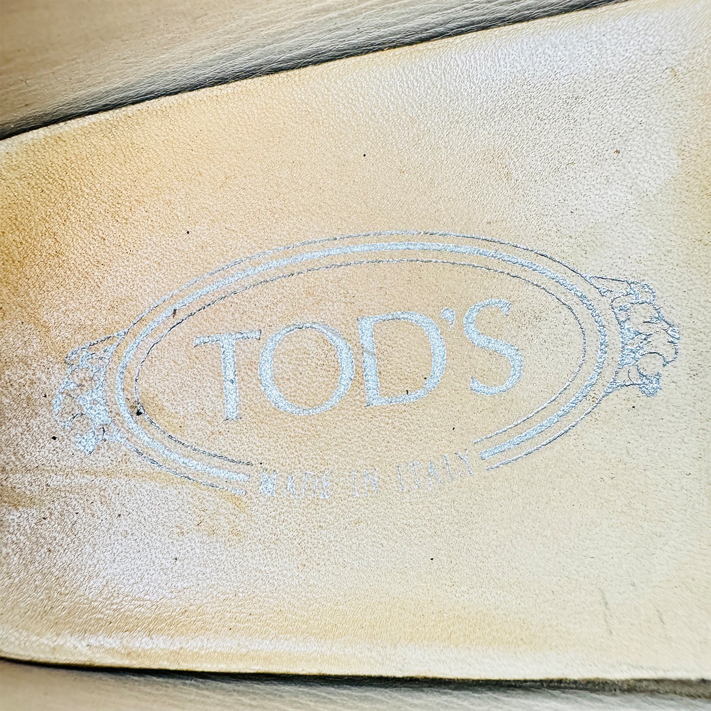 Tod’s Men's Blue Leather Loafers (Size 44)