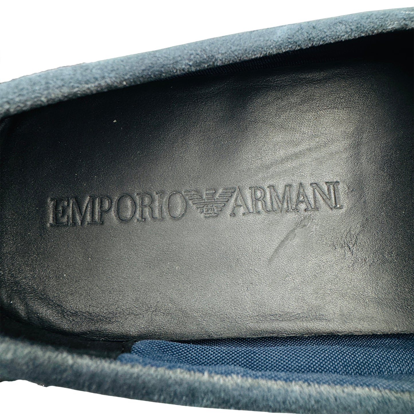 Emporio Armani Navy Blue Loafers (Size 43) - X4B113 XF188