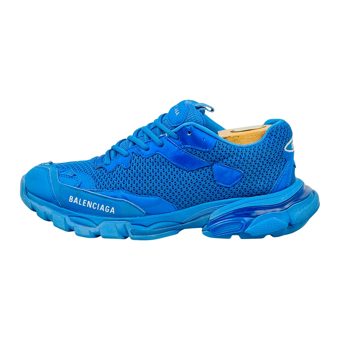 Balenciaga Men's Track.3 Blue Sneakers (Size 43) - 700875