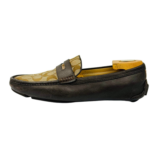 Coach Neal 'Brown Khaki' Driving Loafer (Size 44/44.5) - Q907