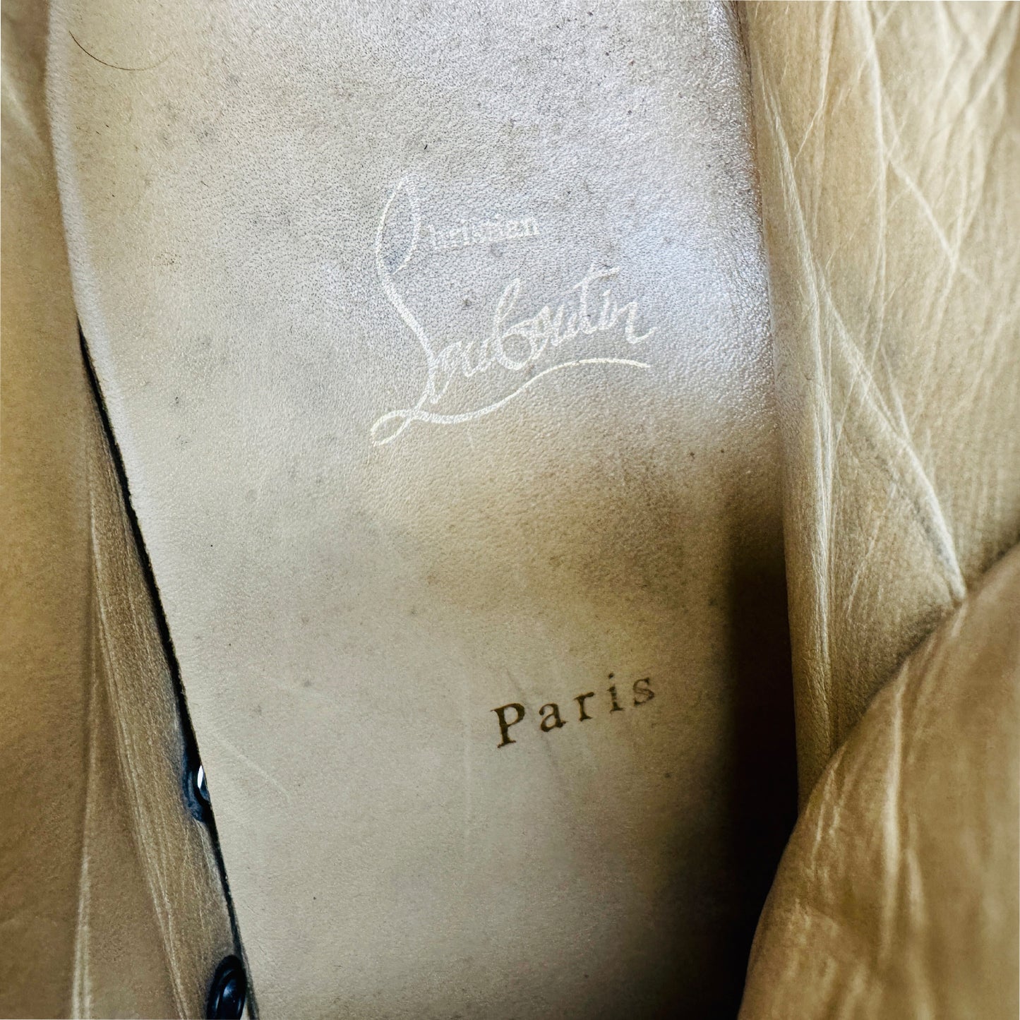 Christian Louboutin Louis Strass High Top Sneakers (Size 43/43.5)