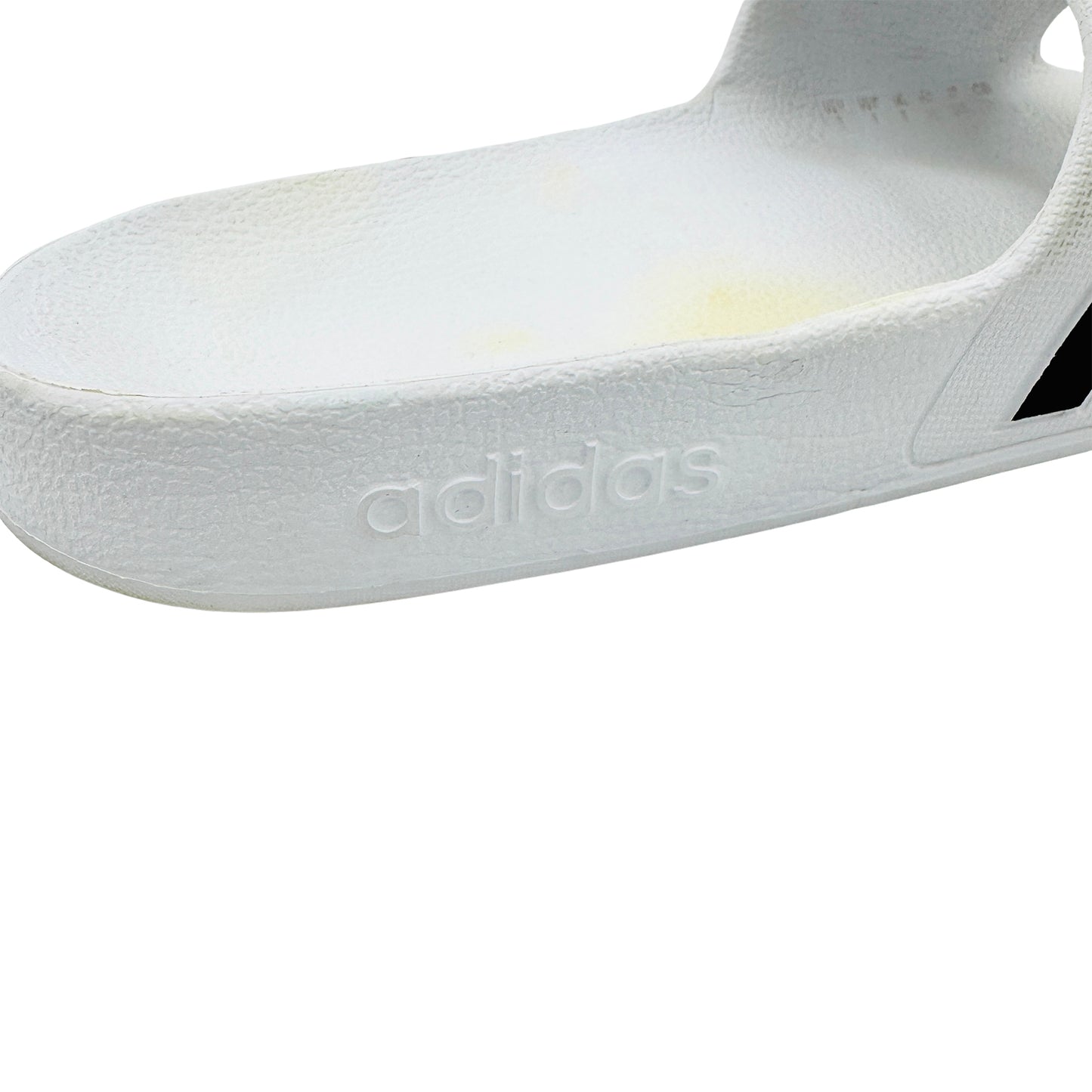 Adidas Adilette Aqua White Slides (Size 42)