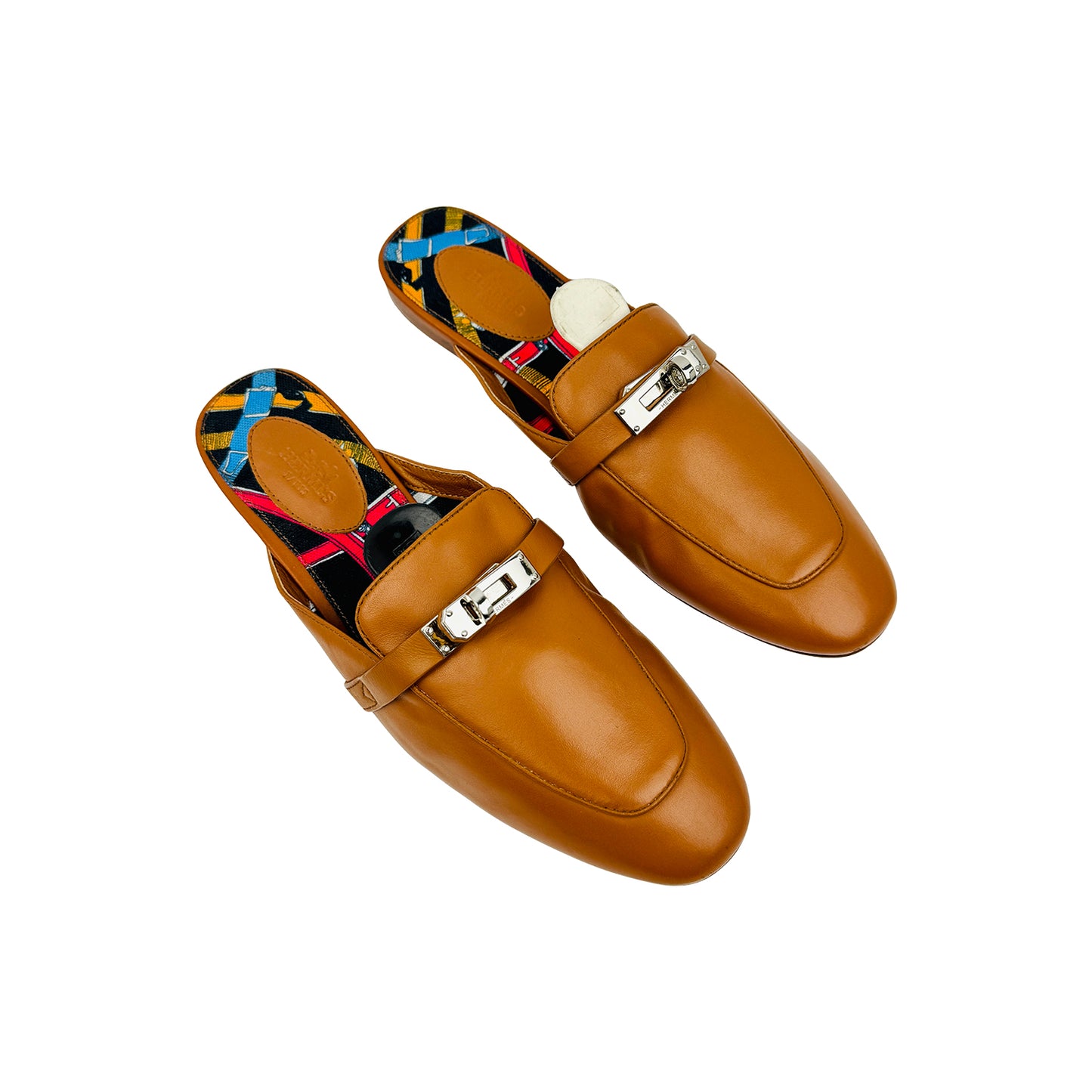 Hermès Oz Brown Leather Mules (Size 40)